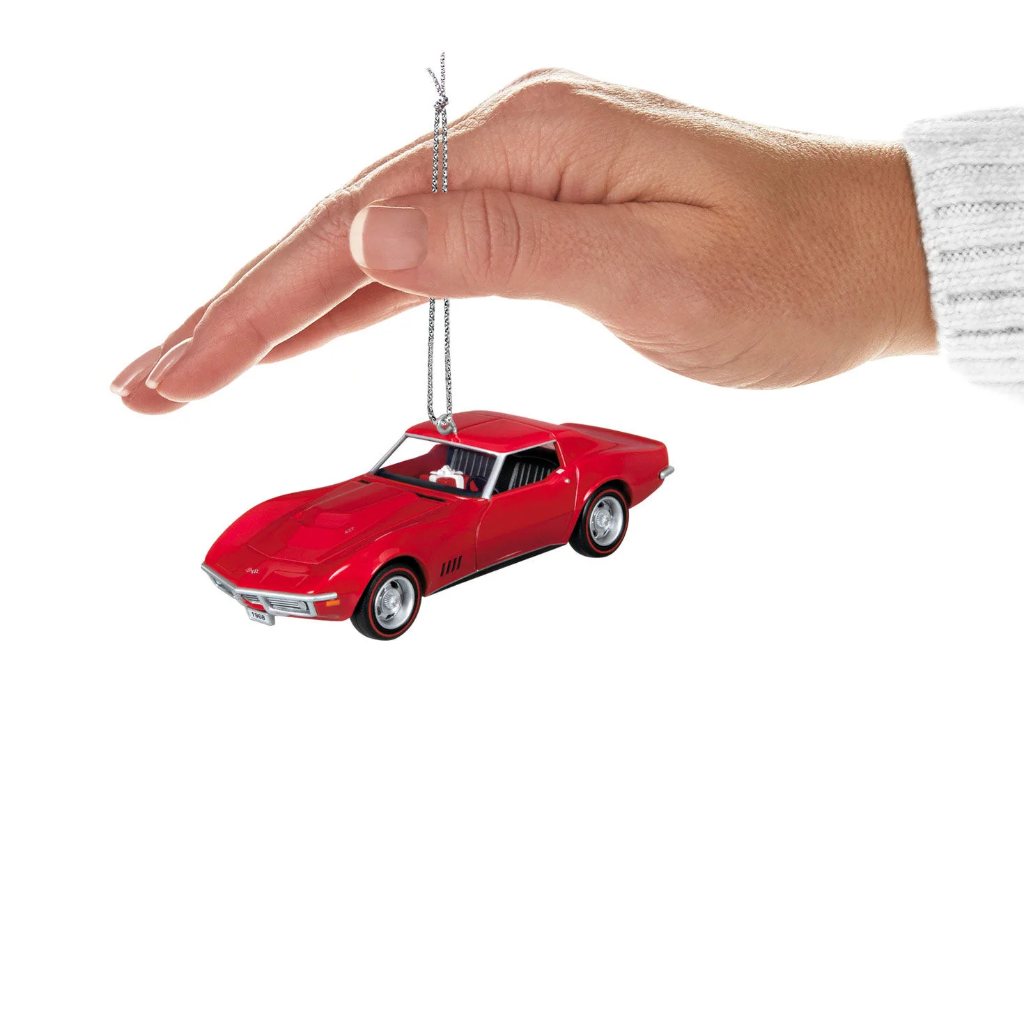 Classic American Cars 1968 Chevrolet® Corvette® L88 (Metal) — Hallmark Keepsake Christmas Ornament - Image 4