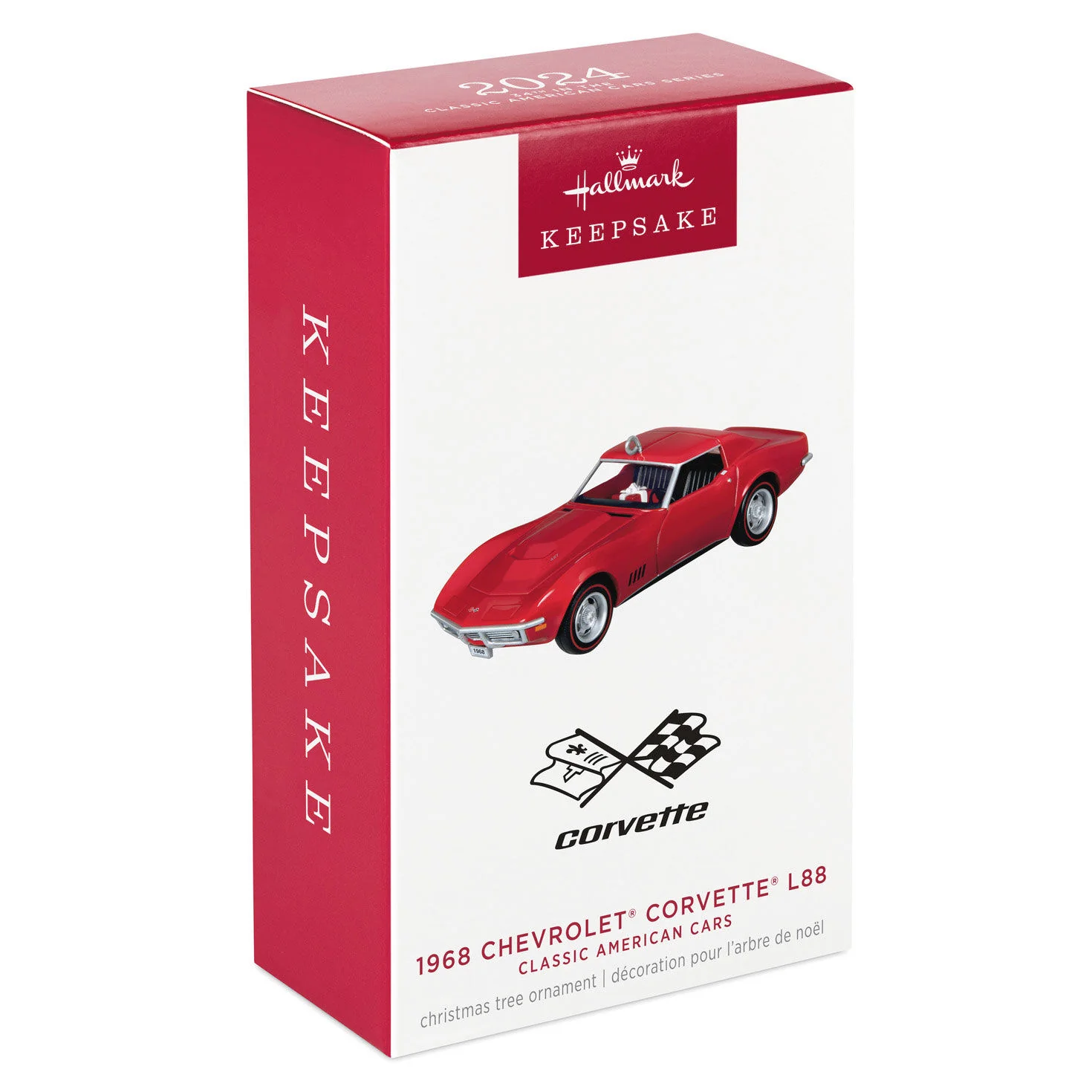 Classic American Cars 1968 Chevrolet® Corvette® L88 (Metal) — Hallmark Keepsake Christmas Ornament - Image 7