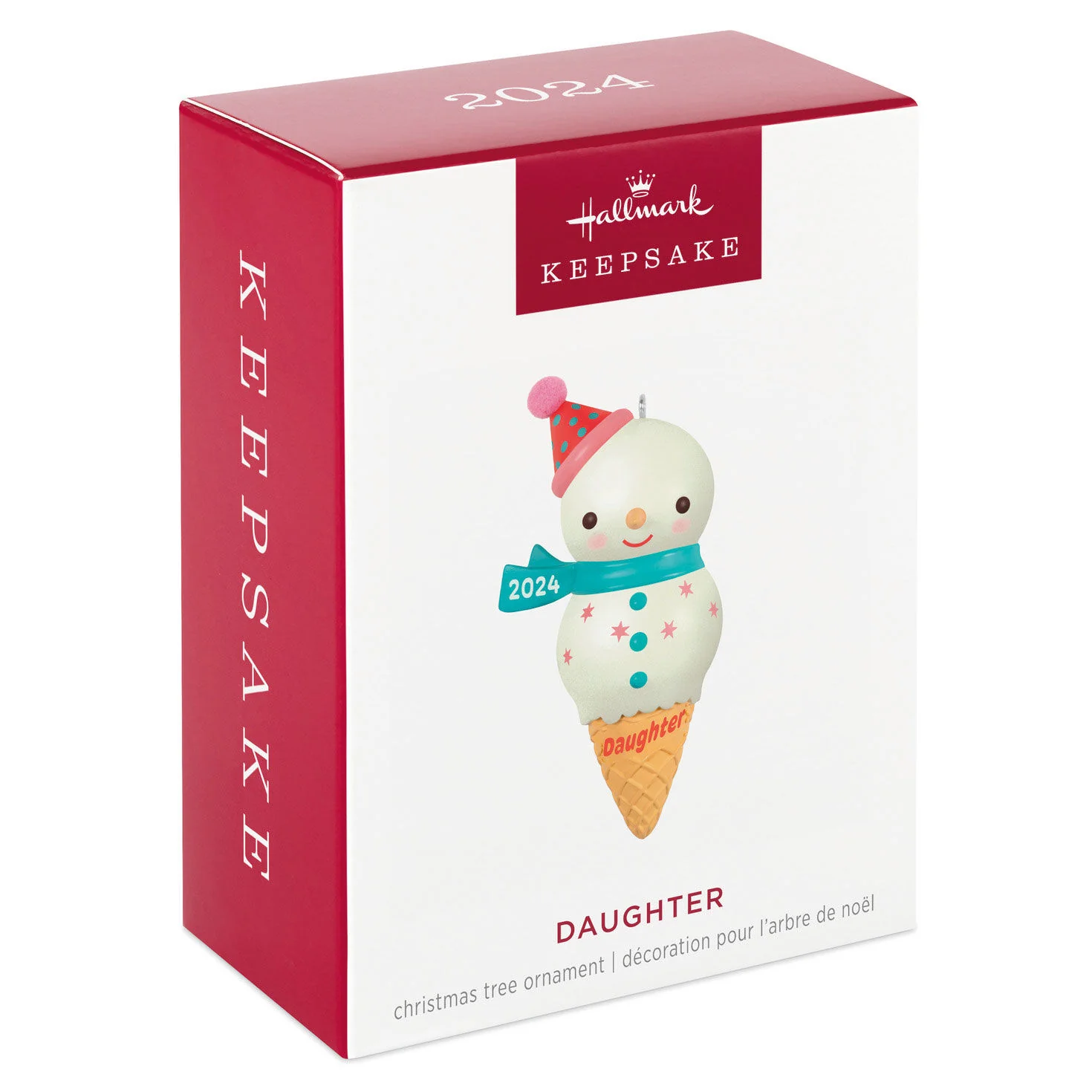 Daughter Snowman Ice Cream Cone — Hallmark Keepsake Christmas Ornament loop - Image 7