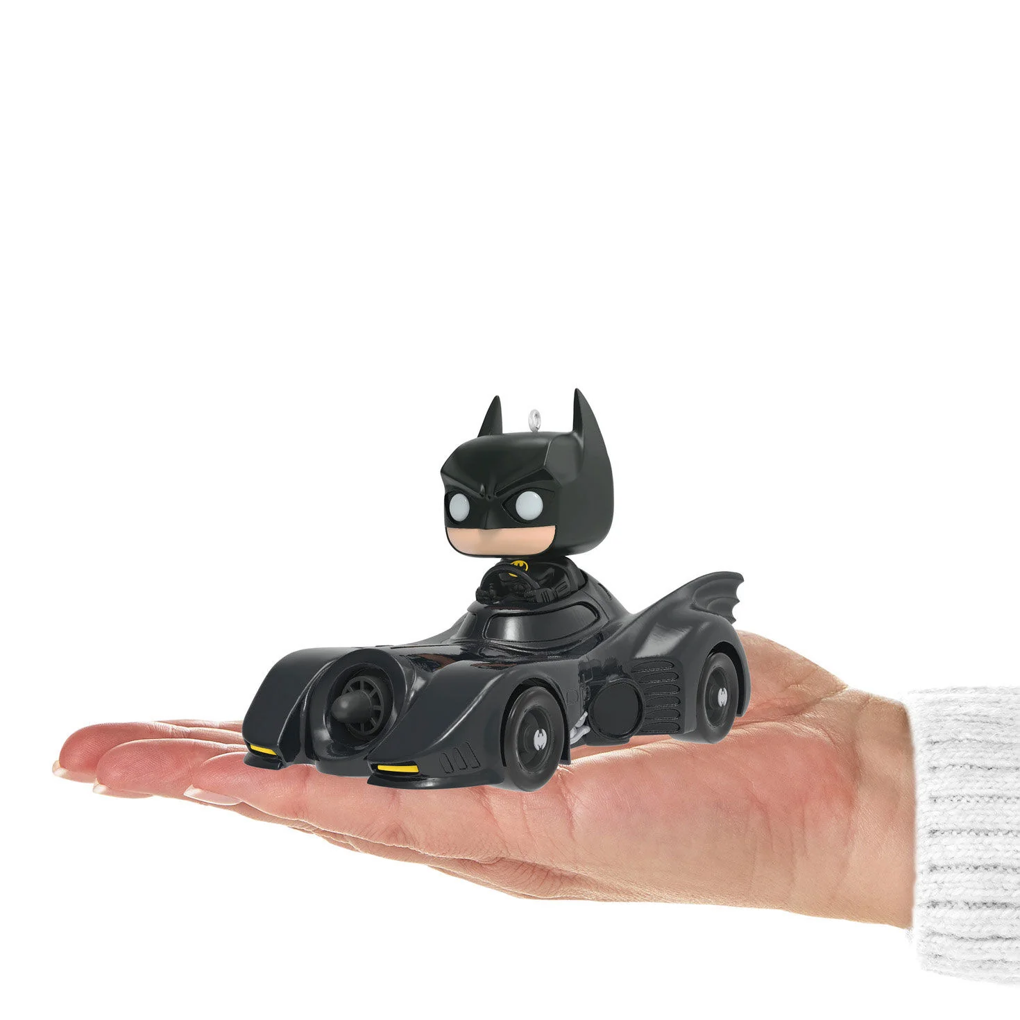 DC™ 1989 Batman™ in His Batmobile™ Funko POP!® — Hallmark Keepsake Christmas Ornament - Image 4
