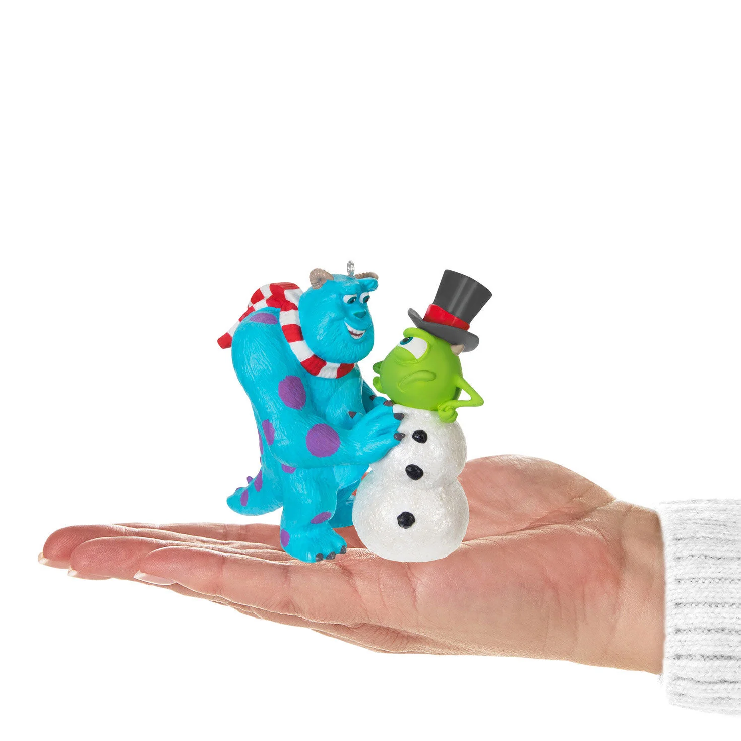 Disney and Pixar Monsters, Inc. Sulley Builds a Snow-Mike — Hallmark Keepsake Christmas Ornament - Image 4