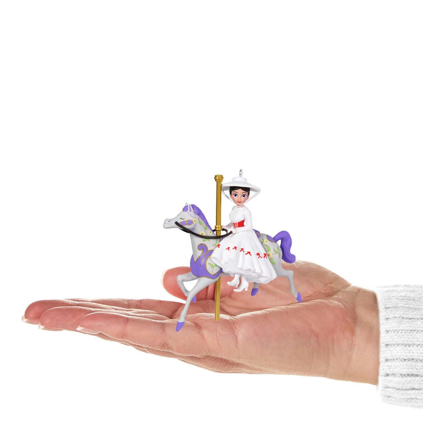 Disney Mary Poppins, 60th Anniversary A Practically Perfect Carousel Ride — Hallmark Keepsake Christmas Ornament - Image 4