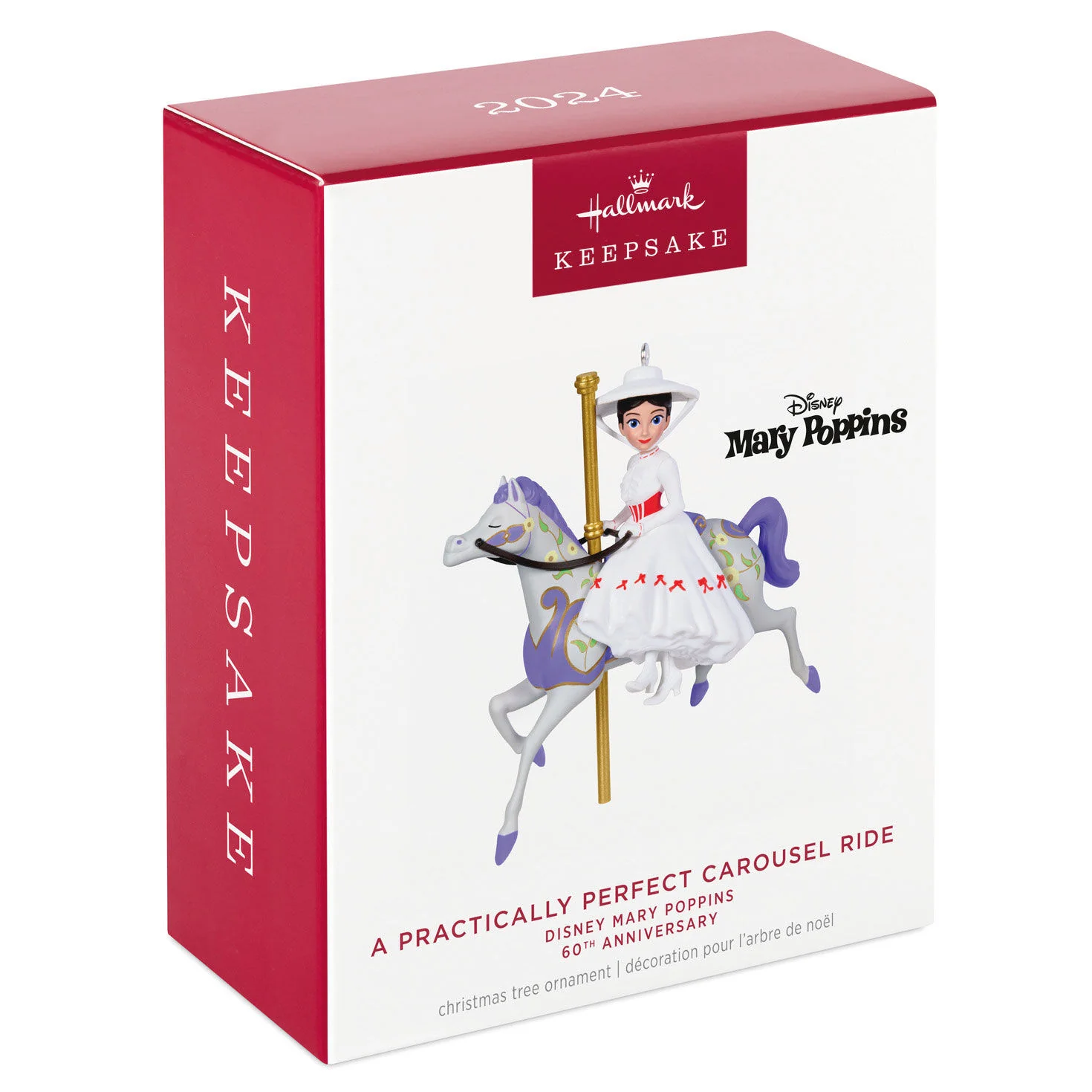 Disney Mary Poppins, 60th Anniversary A Practically Perfect Carousel Ride — Hallmark Keepsake Christmas Ornament - Image 7