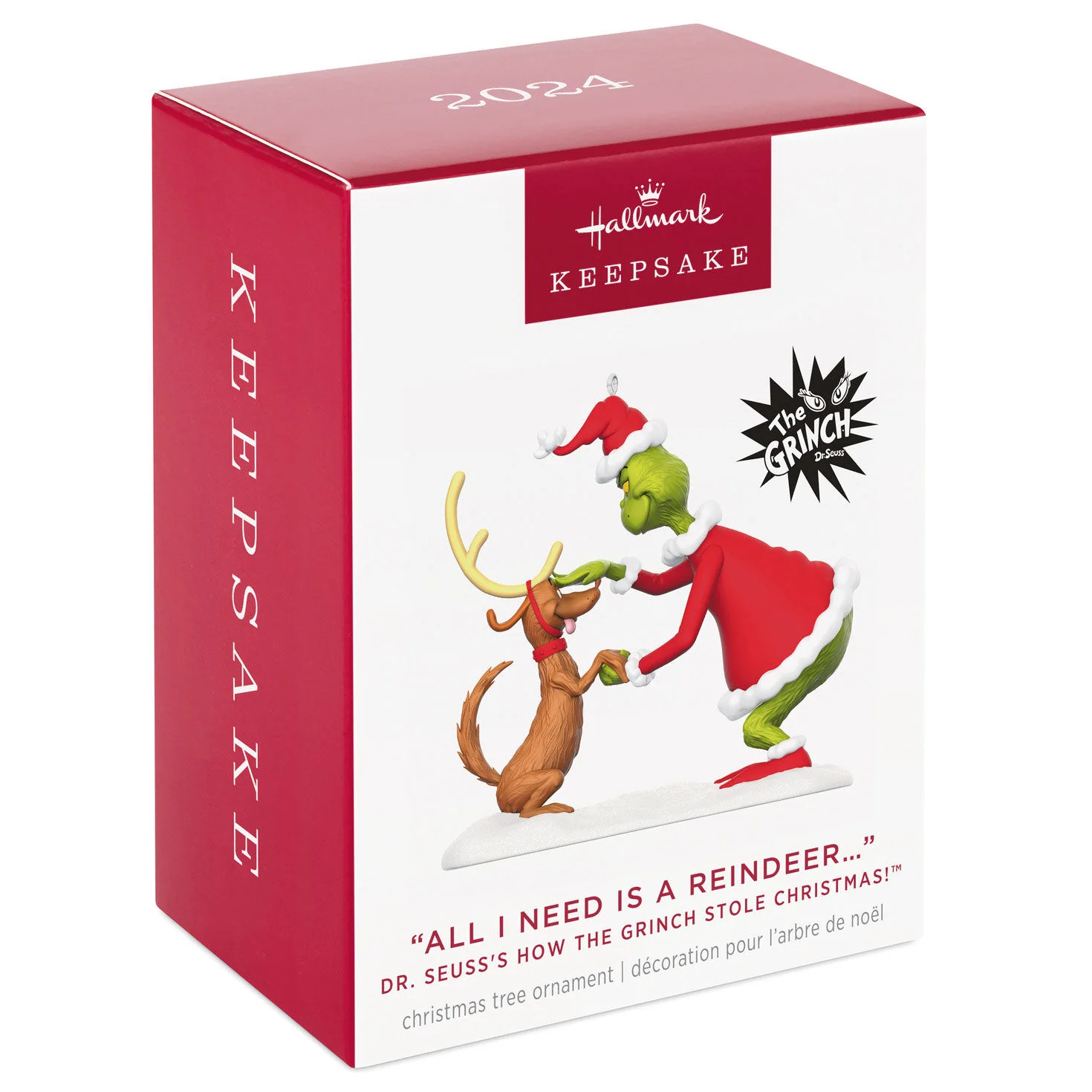 Dr. Seuss's How the Grinch Stole Christmas!™ All I Need Is a Reindeer... — Hallmark Keepsake Christmas Ornament - Image 7