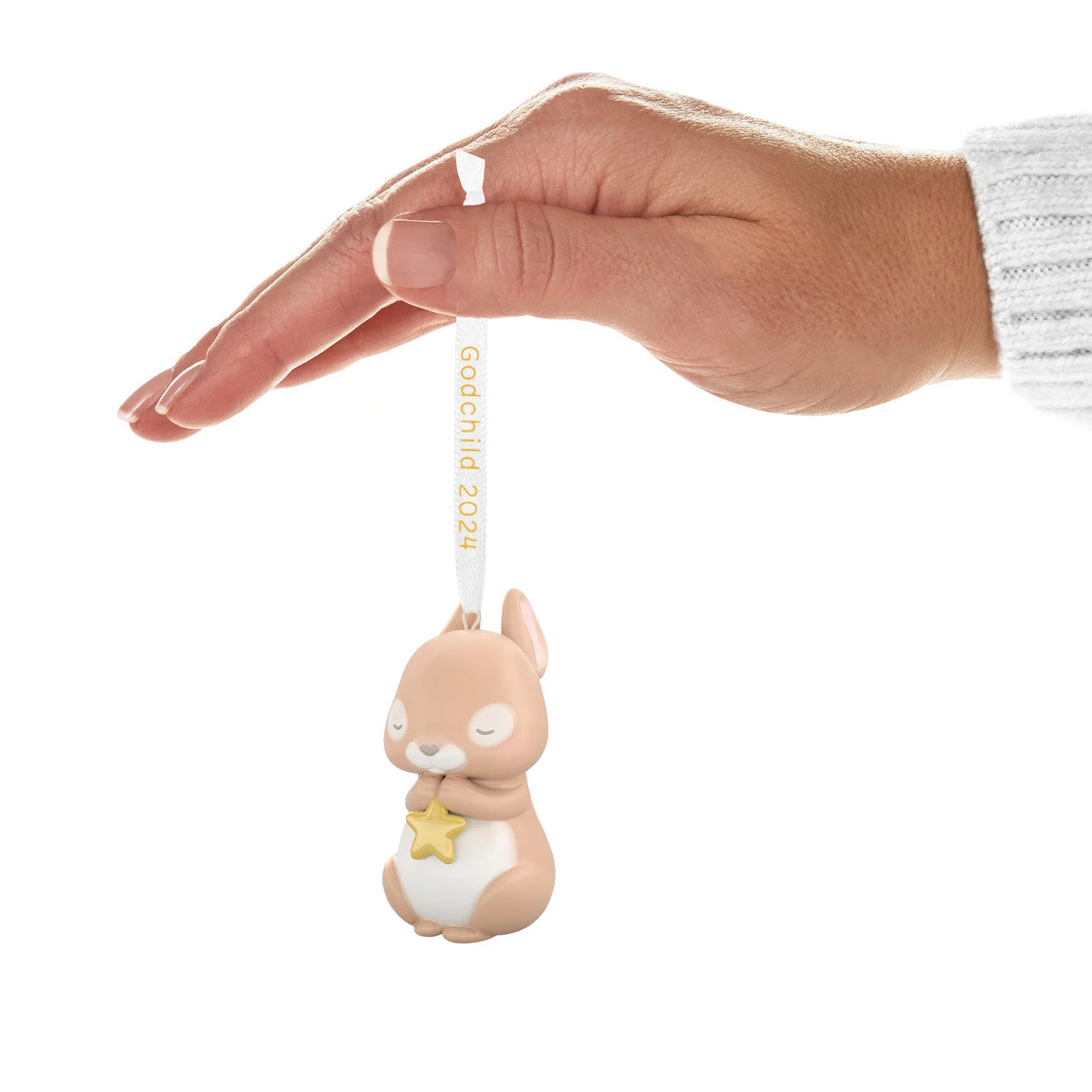 Godchild Bunny (Porcelain) — Hallmark Keepsake Christmas Ornament - Image 4