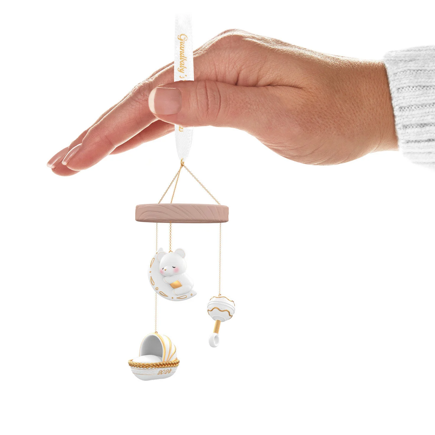 Grandbaby's First Christmas (Porcelain) — Hallmark Keepsake Christmas Ornament - Image 4