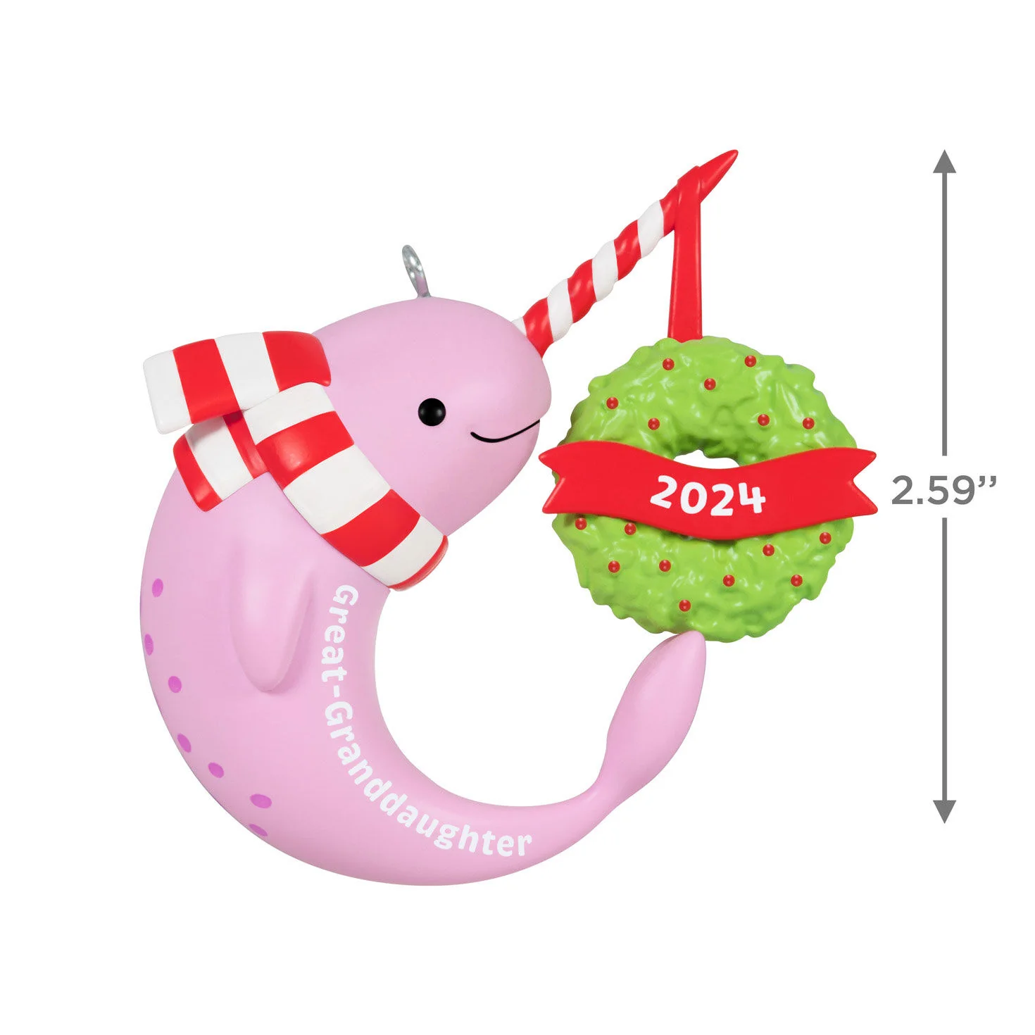 Great-Granddaughter Narwhal — Hallmark Keepsake Christmas Ornament - Image 4