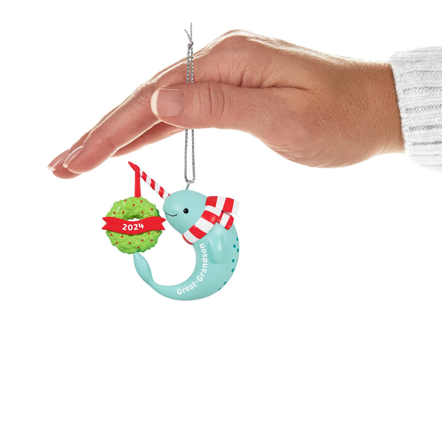 Great-Grandson Narwhal — Hallmark Keepsake Christmas Ornament - Image 4