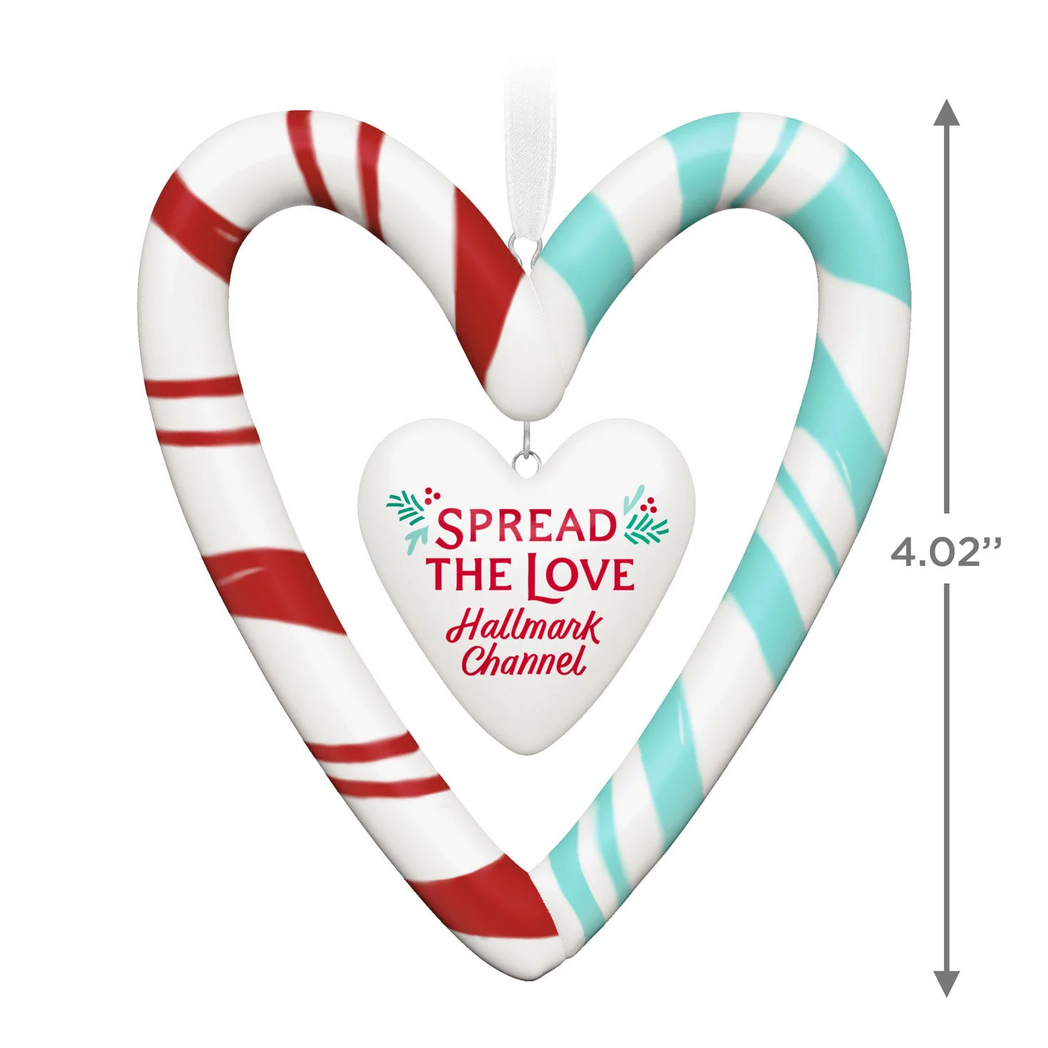 Hallmark Channel, Spread the Love (Porcelain) — Hallmark Keepsake Christmas Ornament - Image 3