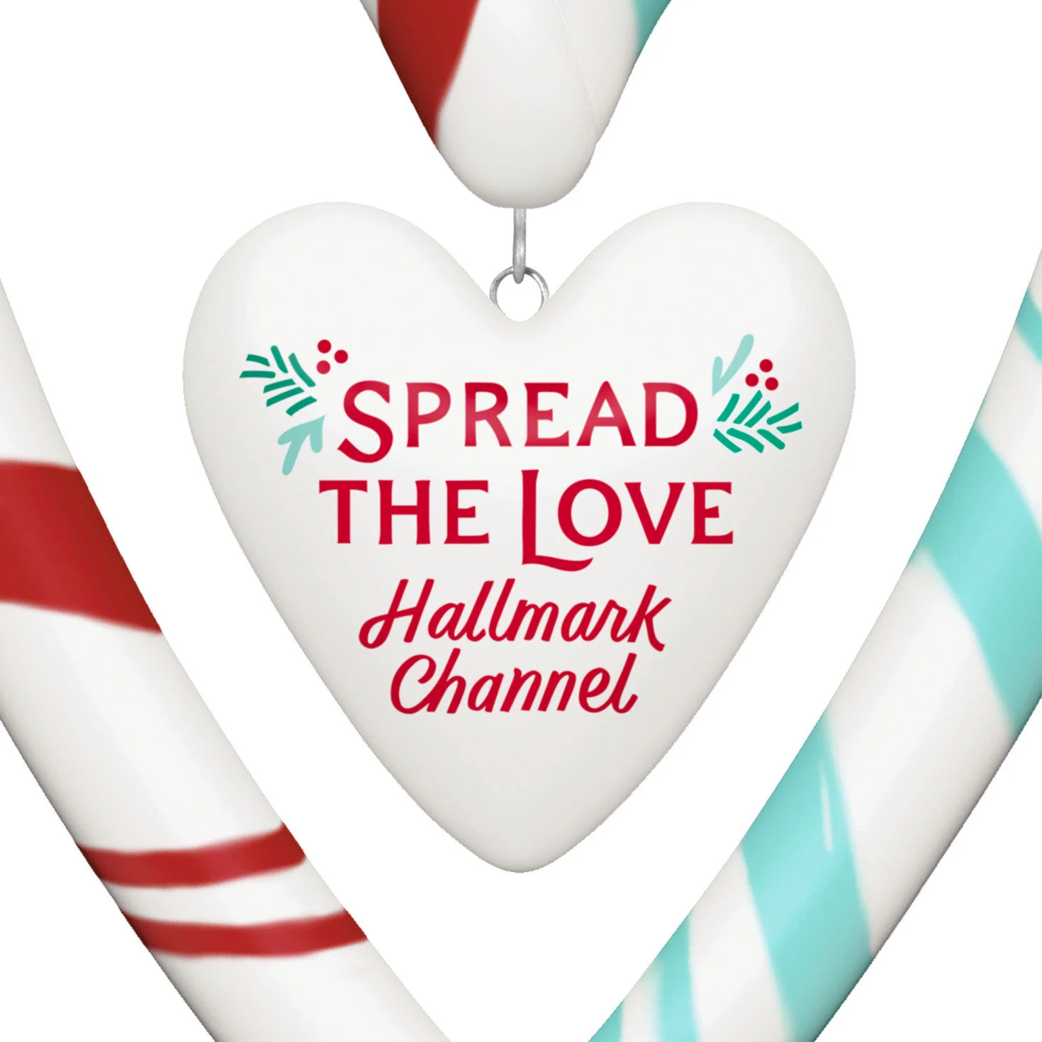 Hallmark Channel, Spread the Love (Porcelain) — Hallmark Keepsake Christmas Ornament - Image 5