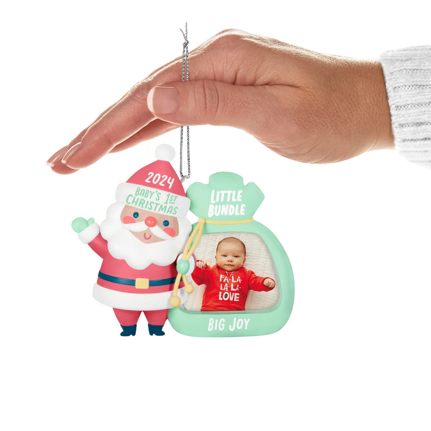 Little Bundle Big Joy Photo Frame — Hallmark Keepsake Christmas Ornament - Image 4