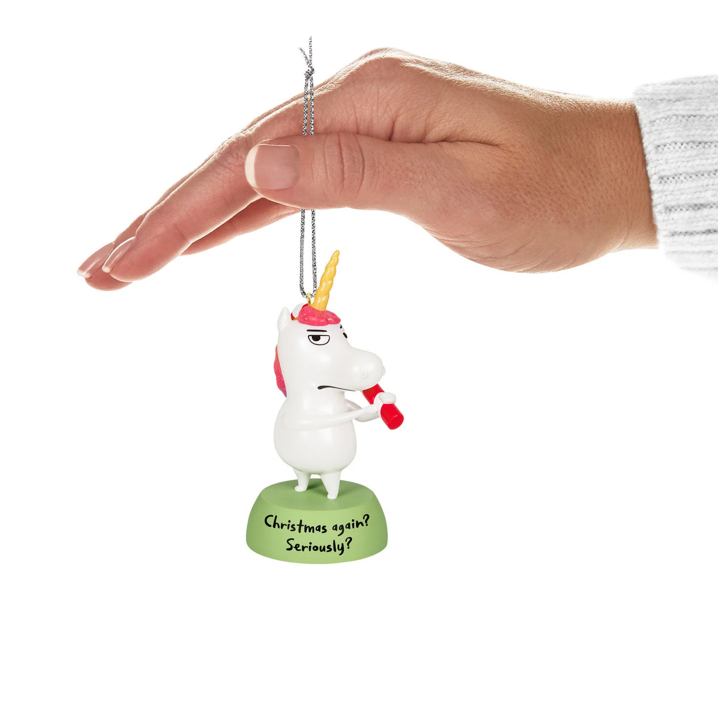 Meh Unicorn — Hallmark Keepsake Christmas Ornament - Image 3