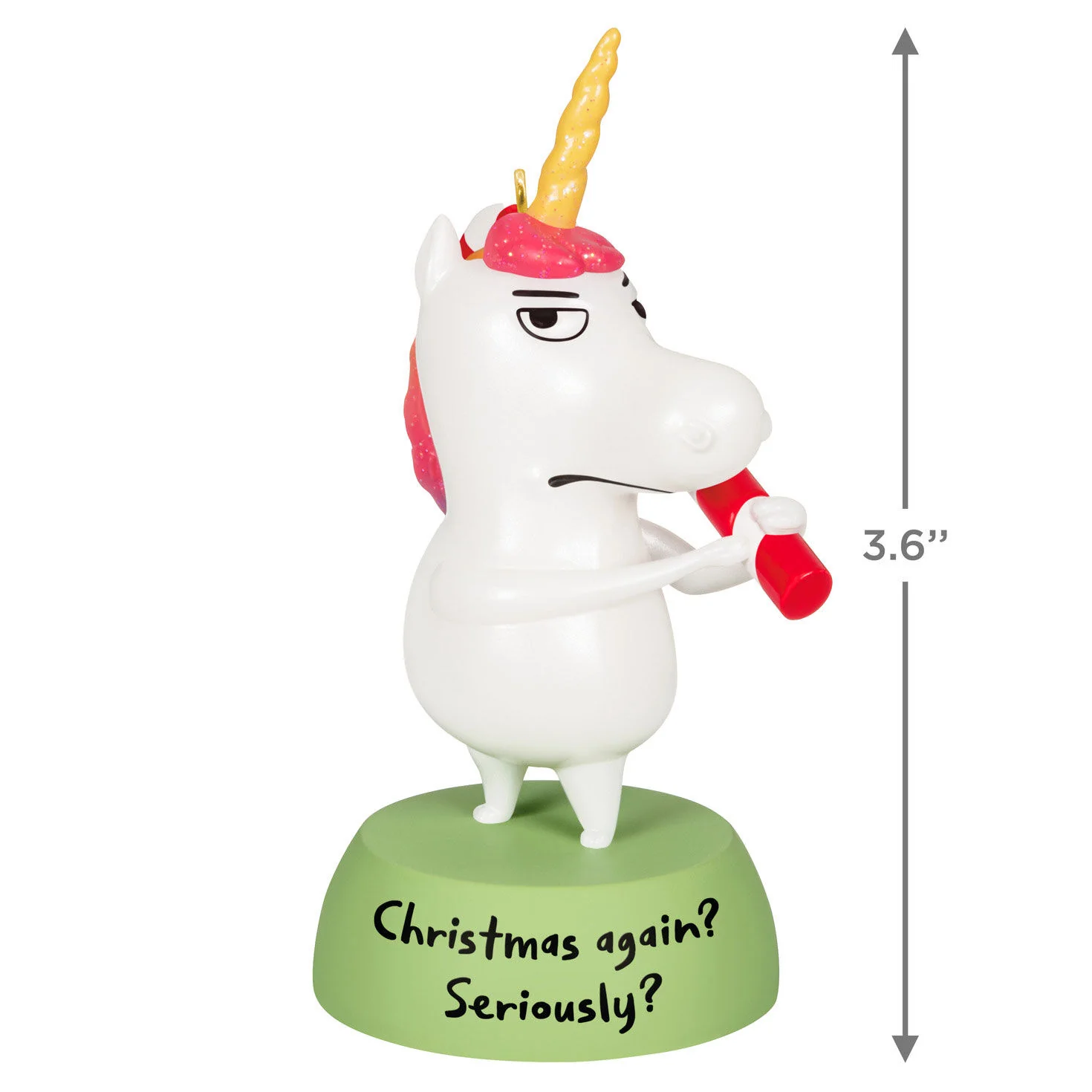 Meh Unicorn — Hallmark Keepsake Christmas Ornament - Image 4