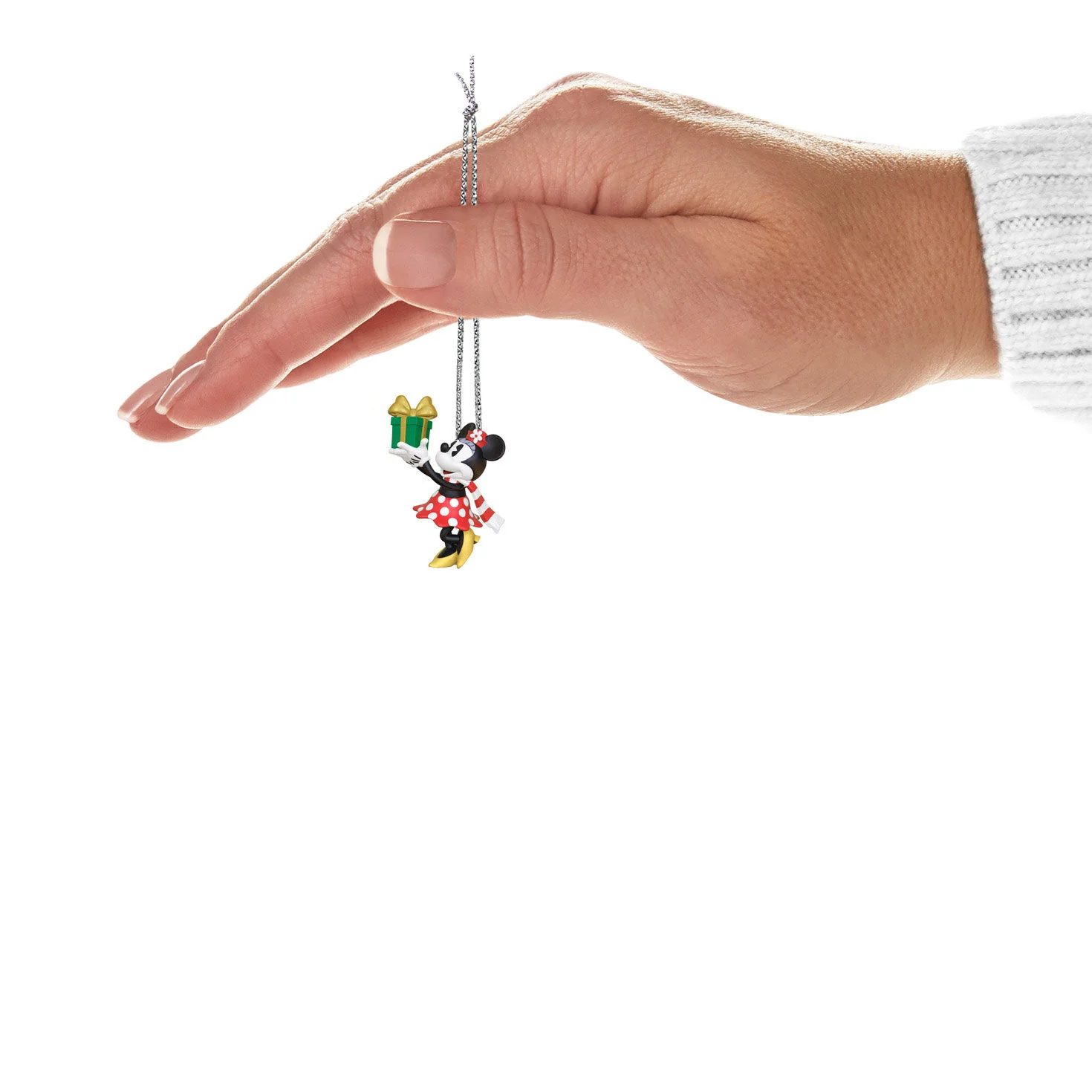 Disney Minnie Mouse, Minnie's Special Delivery (Miniature) — Hallmark Keepsake Christmas Ornament - Image 4