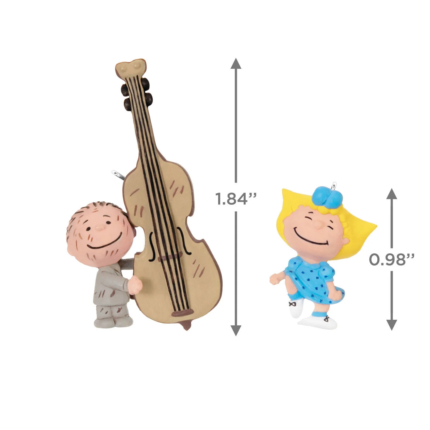 The Peanuts® Gang, Sally and Pigpen Ornaments, Set of 2  (Miniature) — Hallmark Keepsake Christmas Ornaments - Image 3