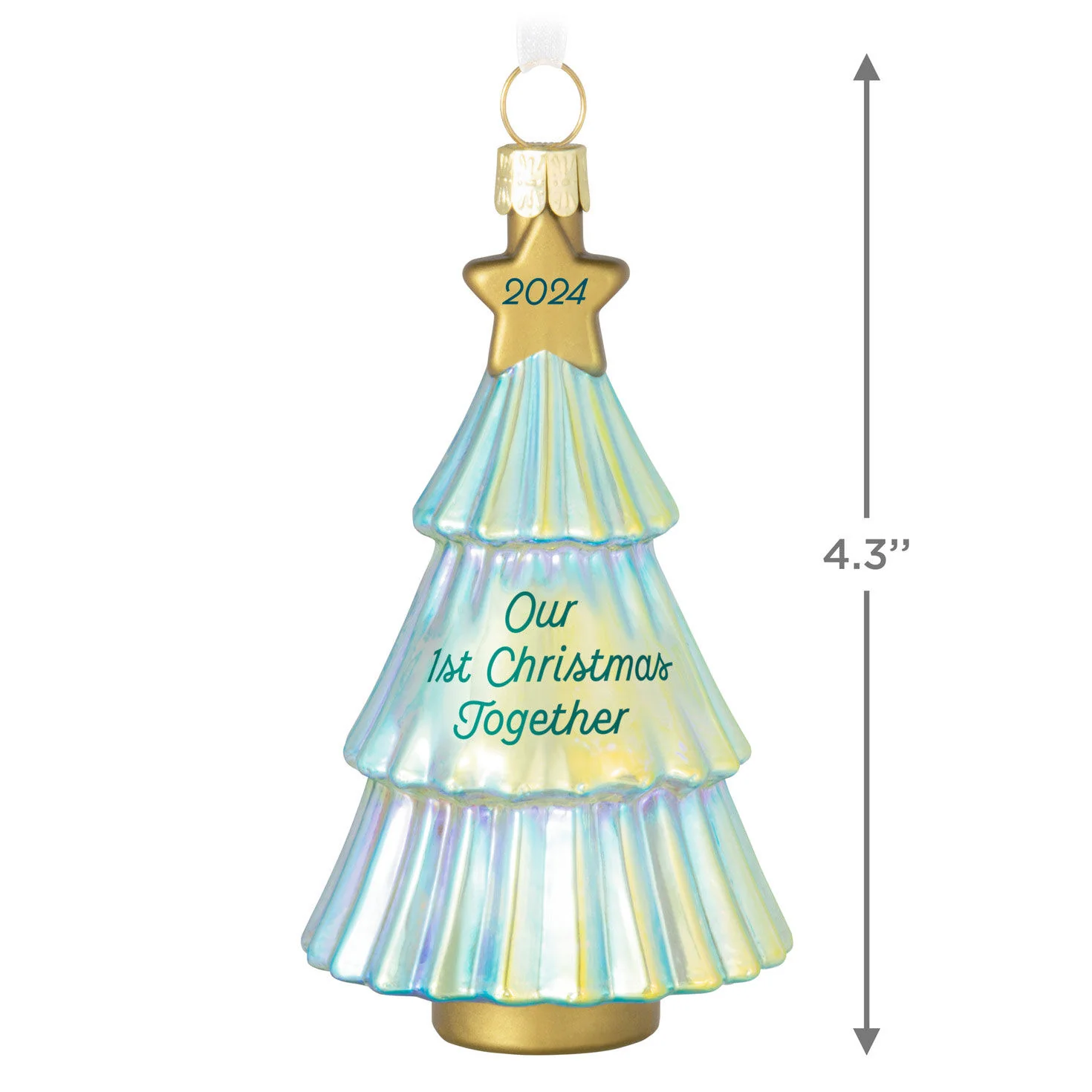 Our First Christmas Together (Glass) — Hallmark Keepsake Christmas Ornament - Image 3