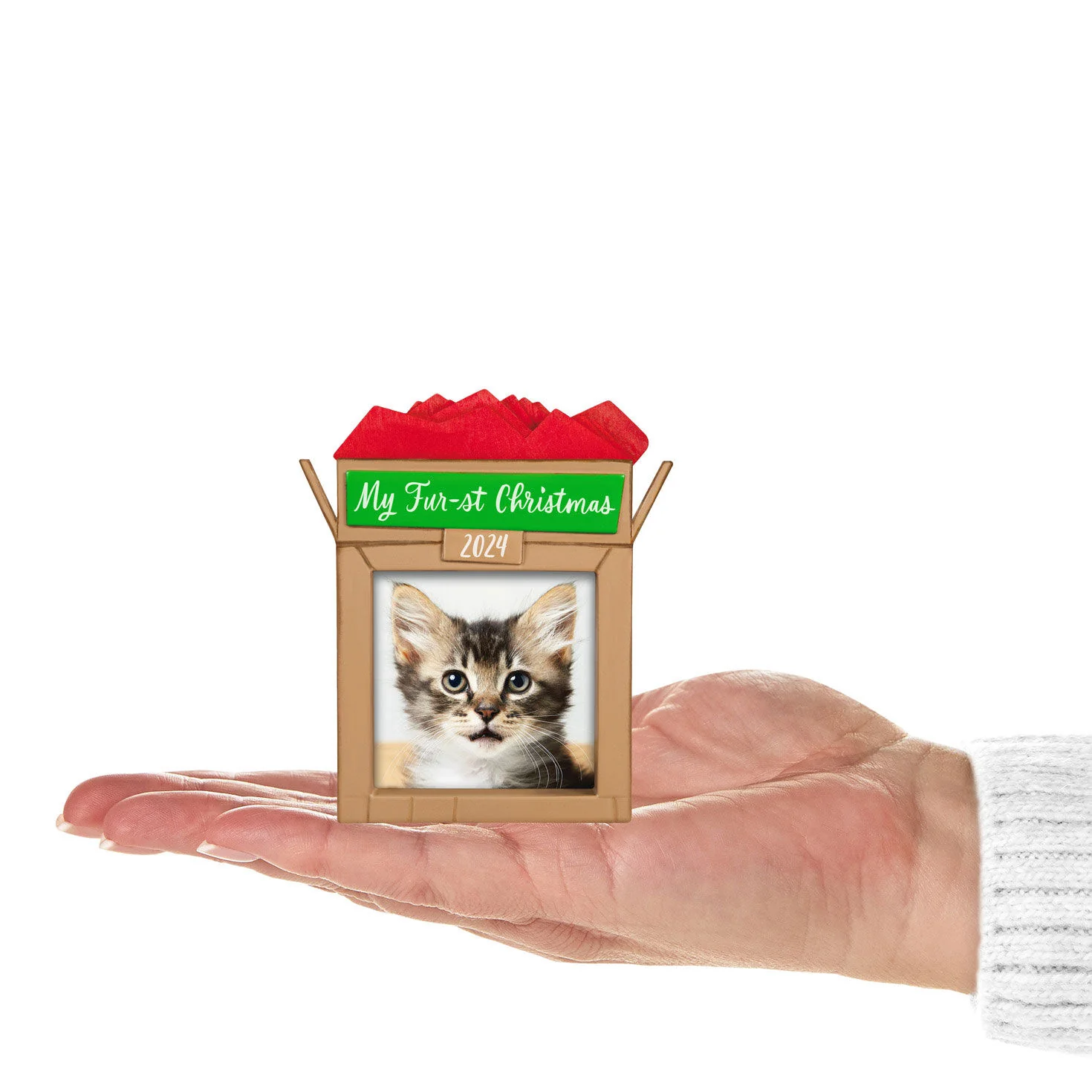 Pet's Fur-st Christmas Photo Frame — Hallmark Keepsake Christmas Ornament - Image 4