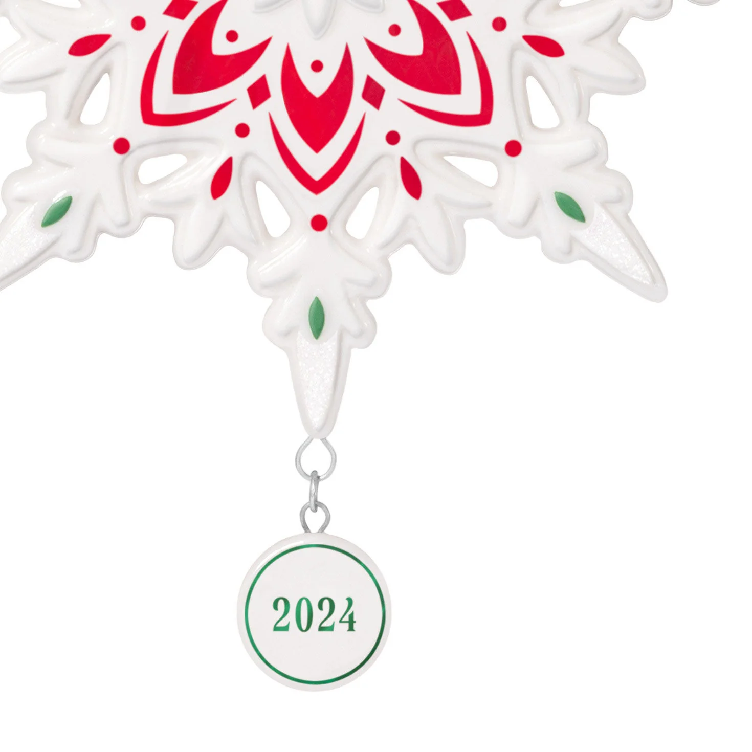 2024 Snowflake (Porcelain) — Hallmark Keepsake Christmas Ornament - Image 5