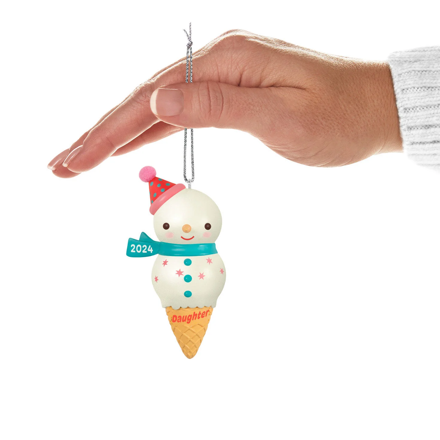 Son Snowman Ice Cream Cone — Hallmark Keepsake Christmas Ornament - Image 3