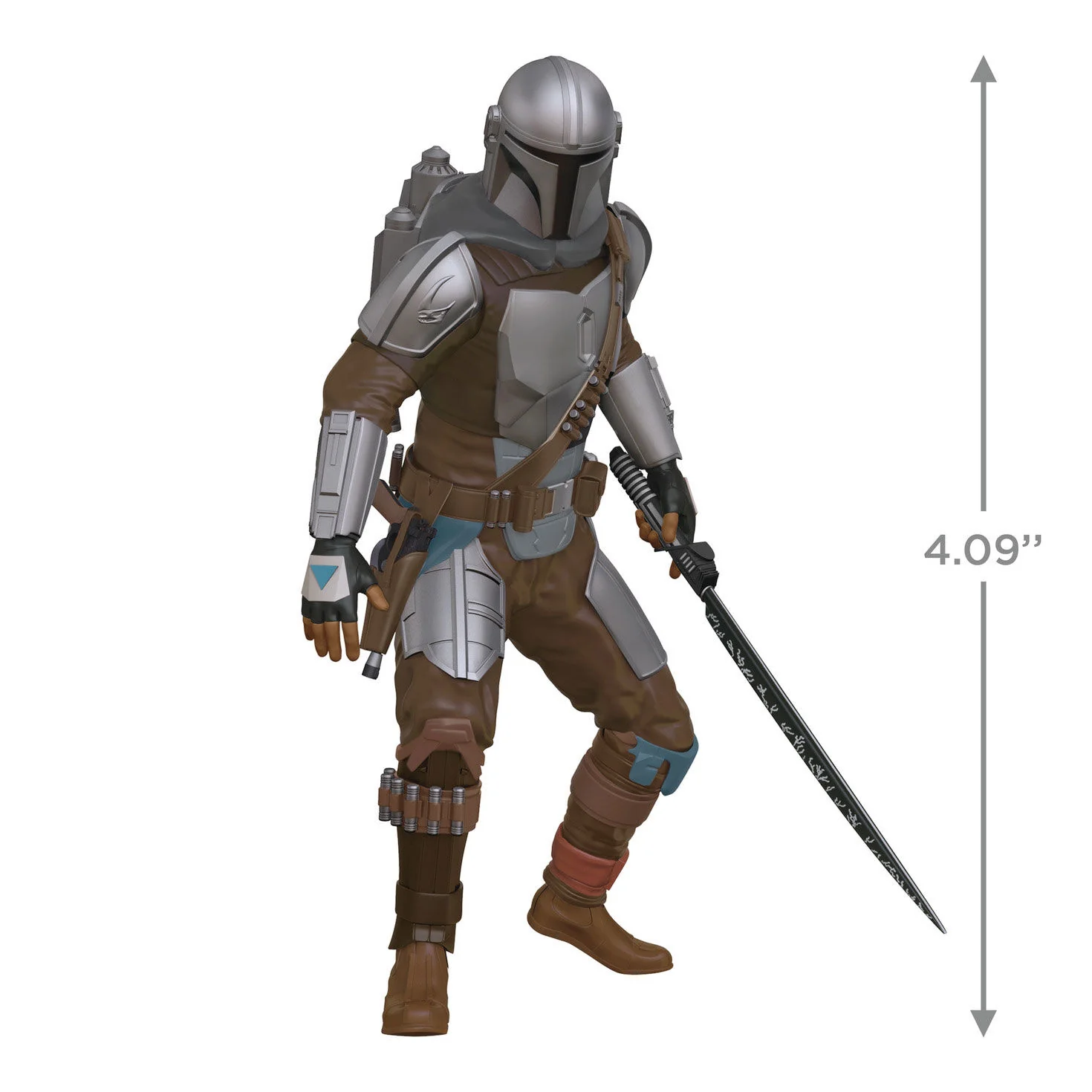 Star Wars™: The Mandalorian™ Wielding the Darksaber™ — Hallmark Keepsake Christmas Ornament - Image 3