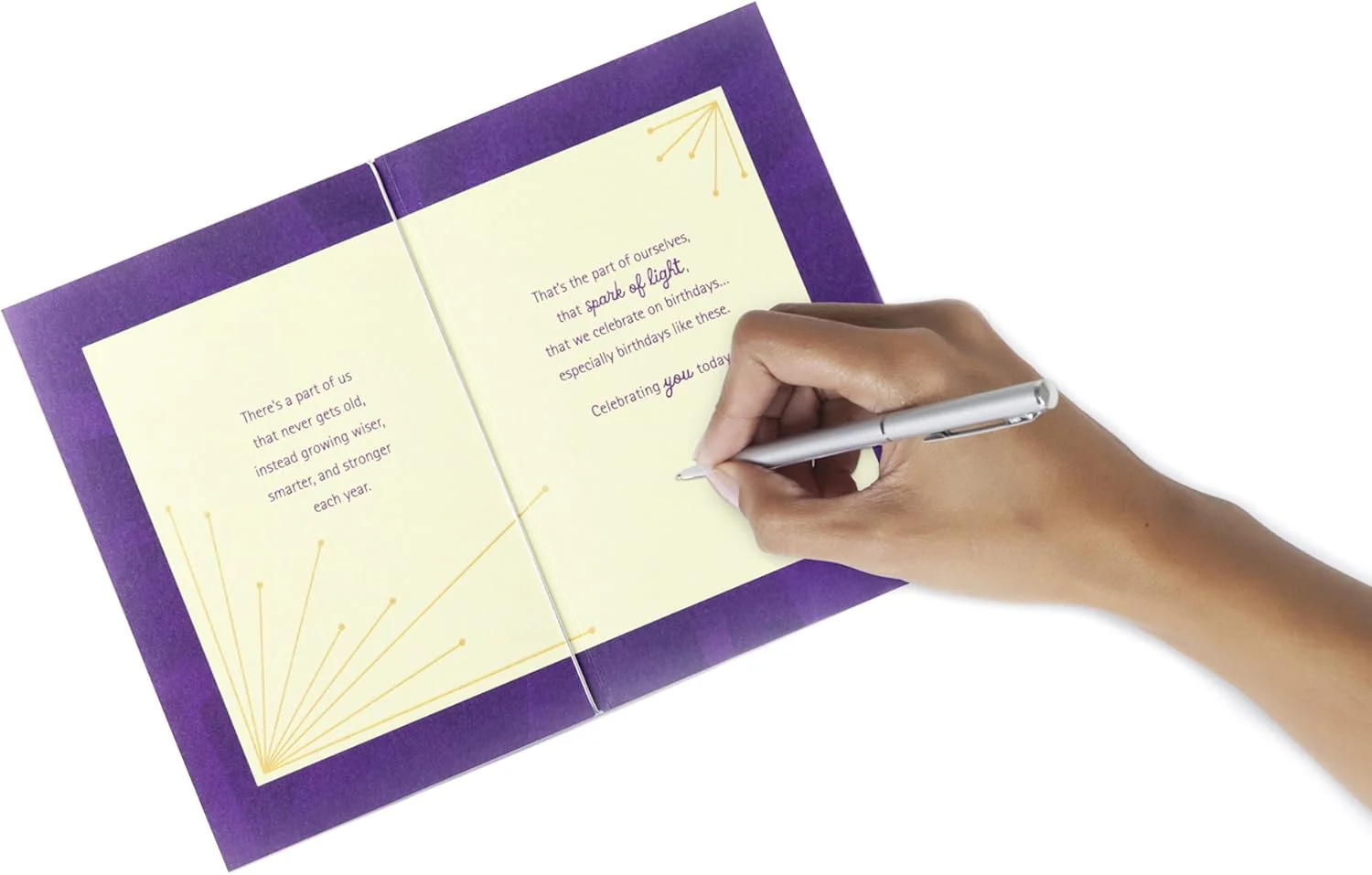 Hallmark 60th Birthday Greeting Card (Rays with Tassel) - Image 5