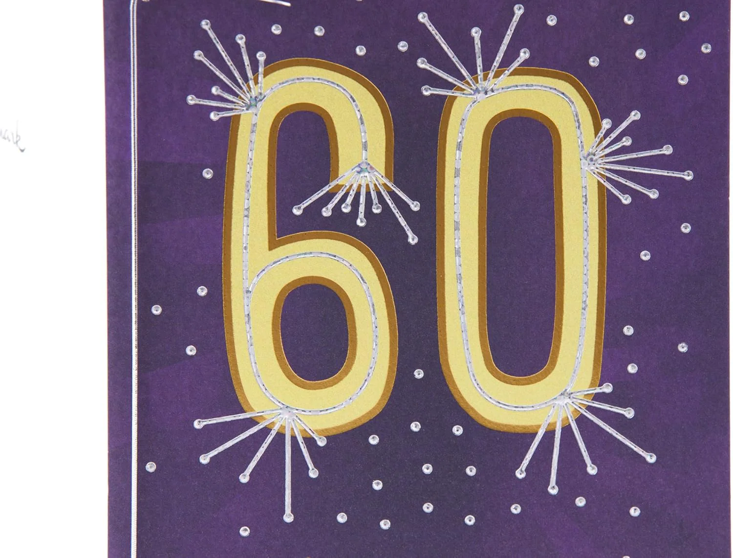 Hallmark 60th Birthday Greeting Card (Rays with Tassel) - Image 6