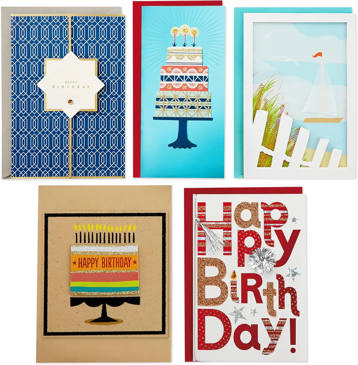 Hallmark All Occasion Handmade Boxed Set of Assorted Greeting Cards with Card Organizer (Pack of 24) Birthday, Baby, Wedding, Sympathy, Thinking of You, Thank You, Blank, Polka Dot Box - Image 3