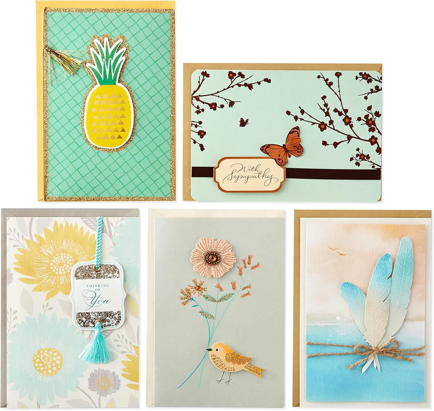 Hallmark All Occasion Handmade Boxed Set of Assorted Greeting Cards with Card Organizer (Pack of 24) Birthday, Baby, Wedding, Sympathy, Thinking of You, Thank You, Blank, Polka Dot Box - Image 6