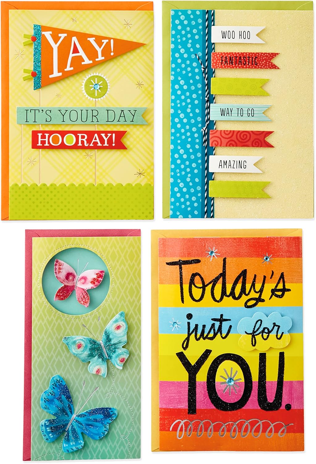 Hallmark All Occasion Handmade Boxed Set of Assorted Greeting Cards with Card Organizer (Pack of 24) Birthday, Baby, Wedding, Sympathy, Thinking of You, Thank You, Blank, Polka Dot Box - Image 7