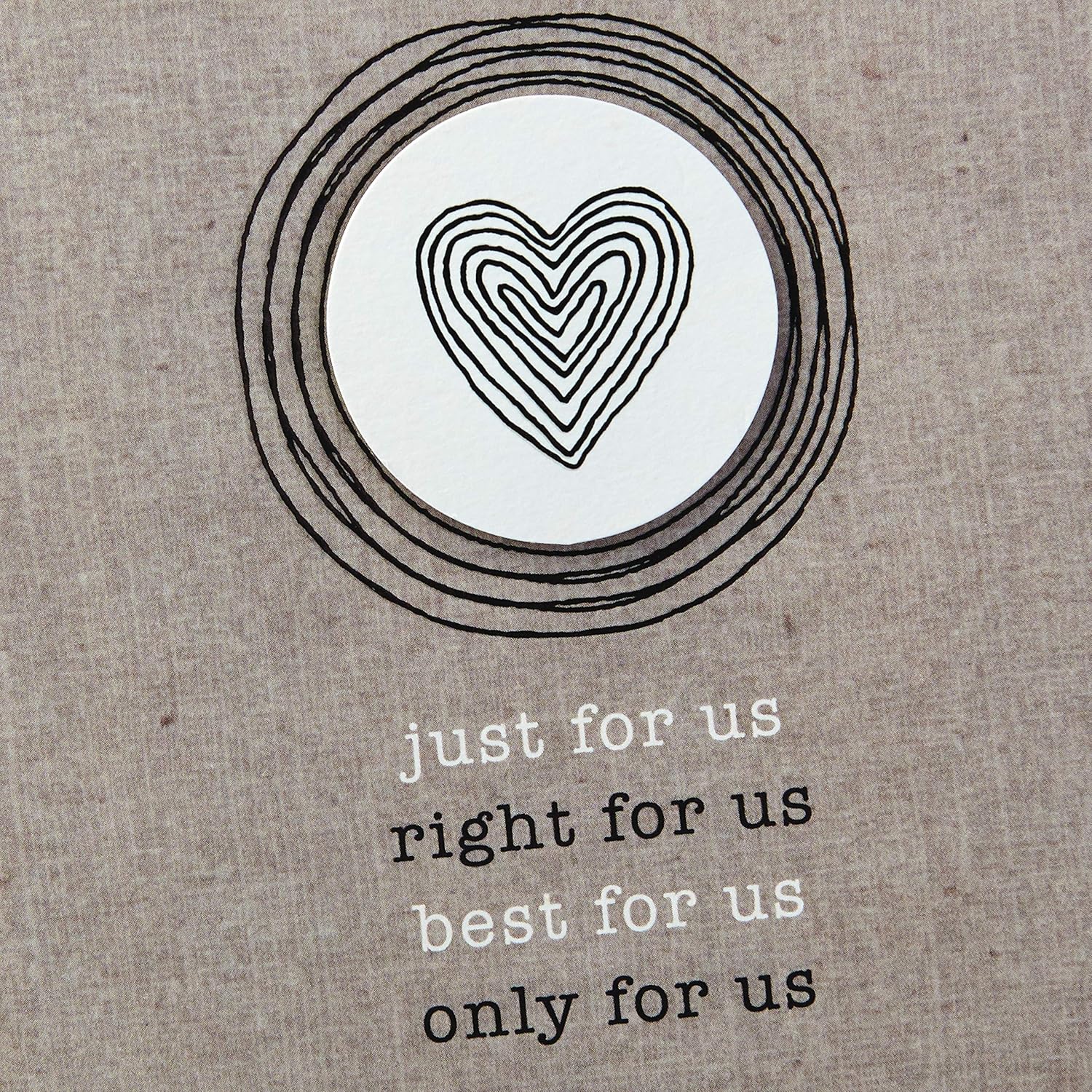 Hallmark Anniversary Greeting Card (Two Hearts) - Image 4