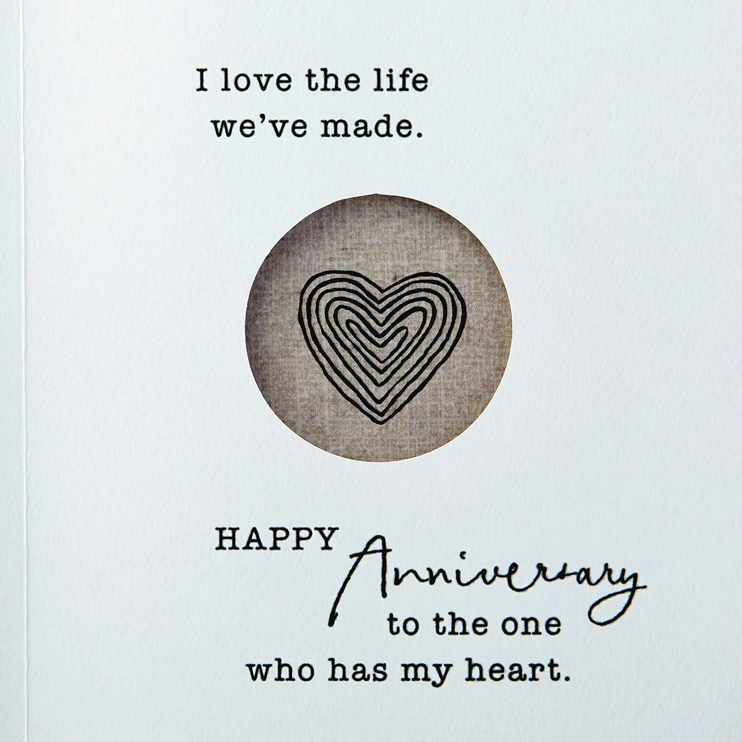 Hallmark Anniversary Greeting Card (Two Hearts) - Image 5