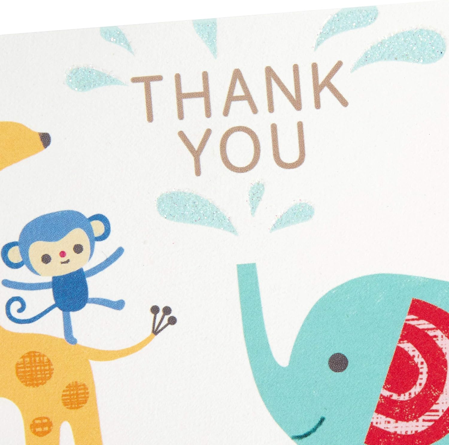 Hallmark Baby Shower Thank You Cards Assortment, Zoo Animals (50 Cards with Envelopes for Baby Boy or Baby Girl) - Image 5