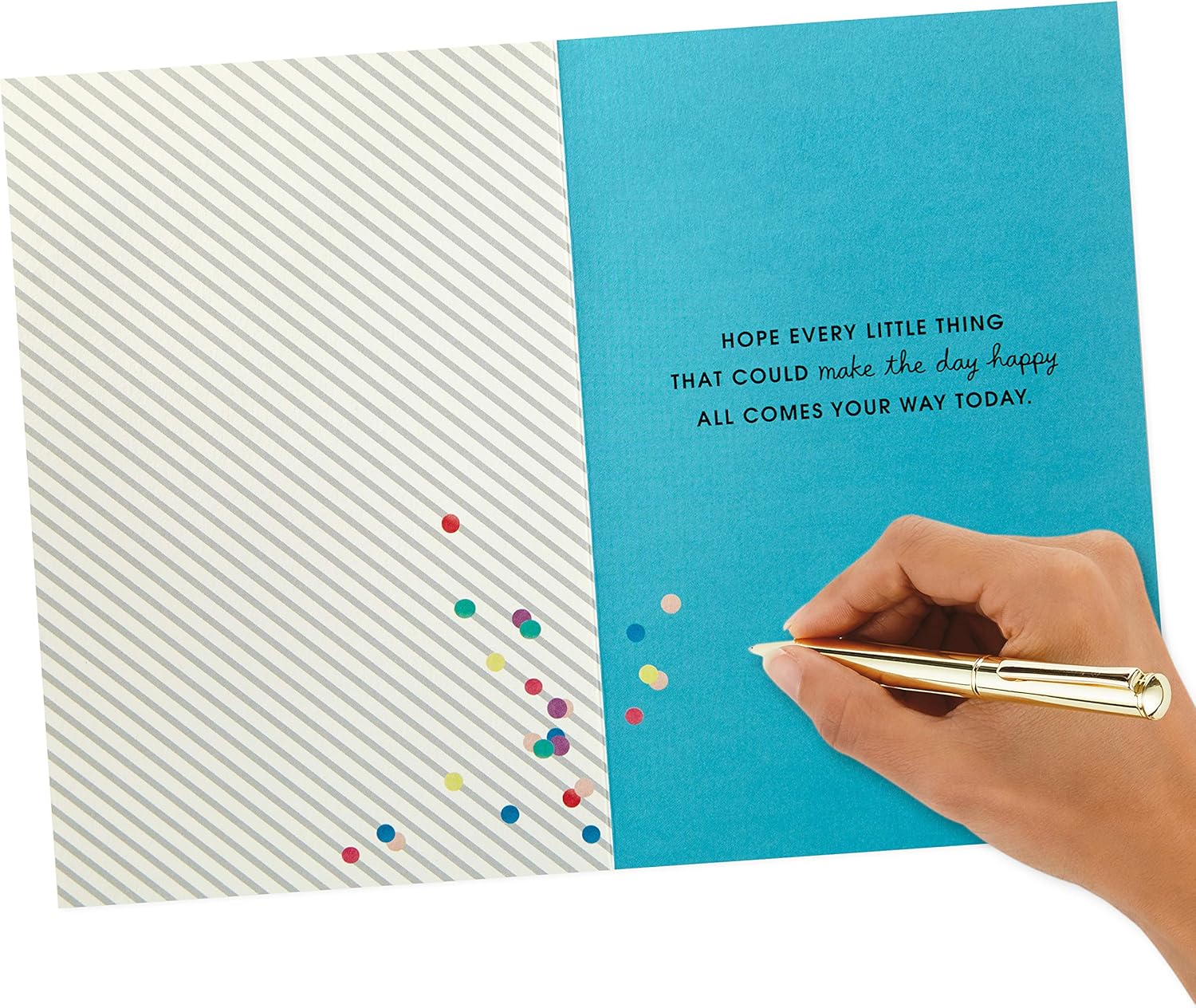 Hallmark Birthday Greeting Card (Envelope with Confetti) - Image 2