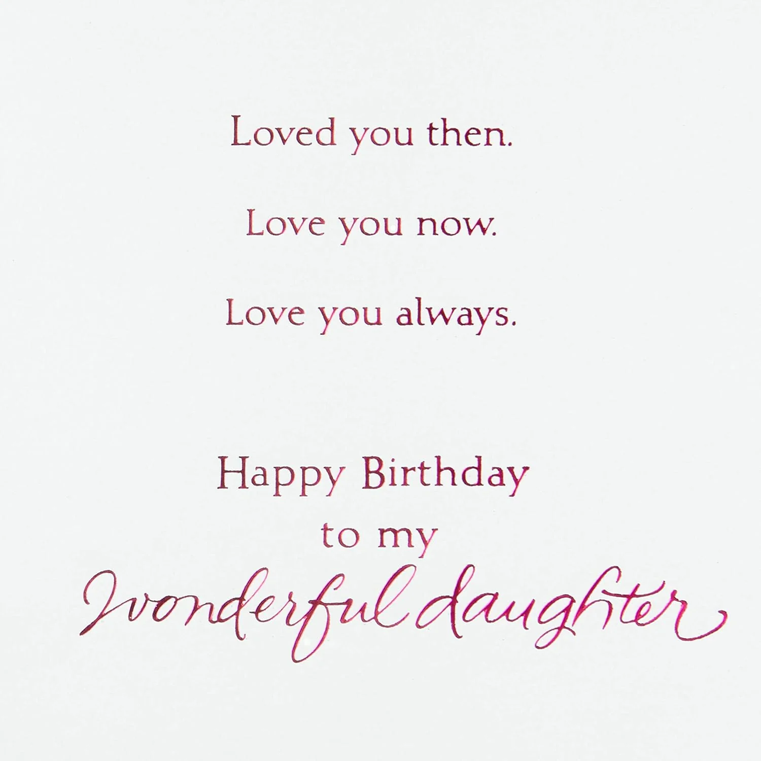 Hallmark Birthday Greeting Card for Daughter (Heart Cutout) - Image 3