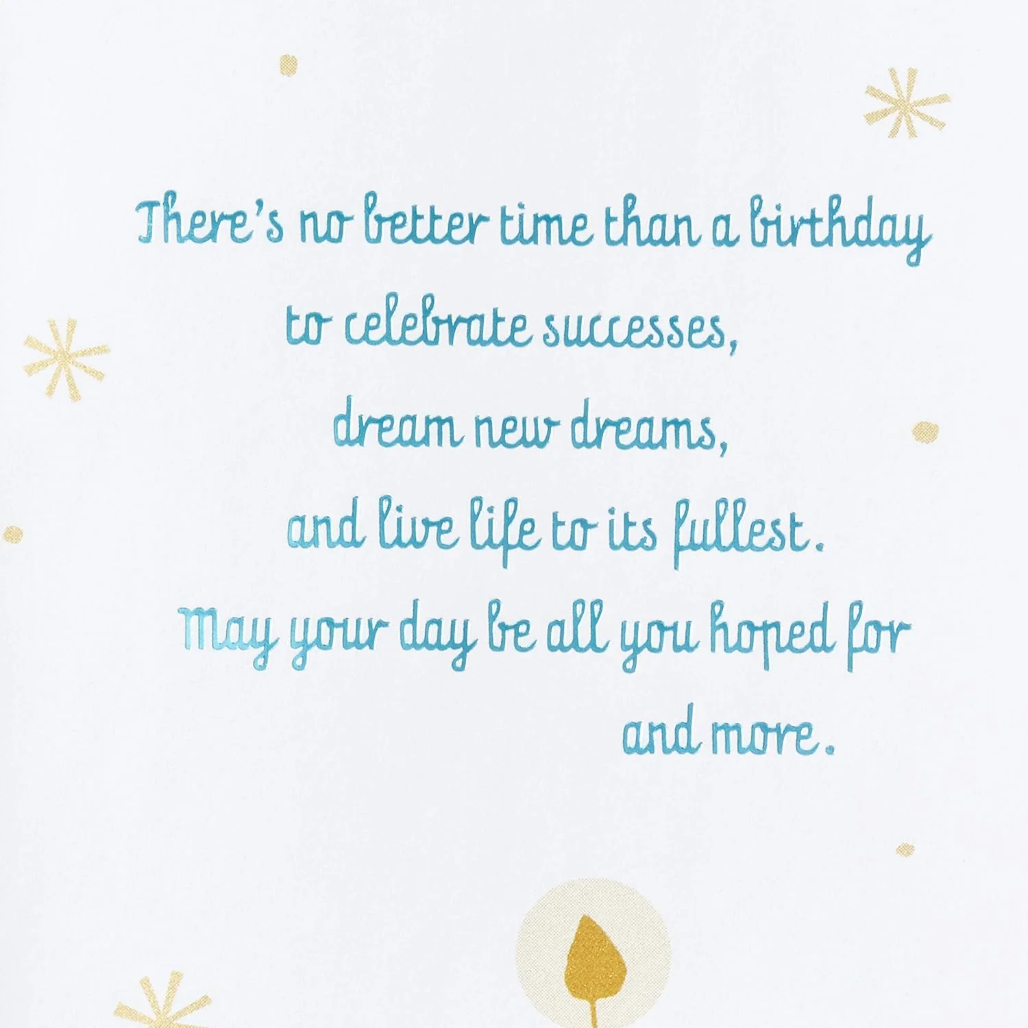 Hallmark Birthday Greeting Card (Live Life to The Fullest) - Image 4