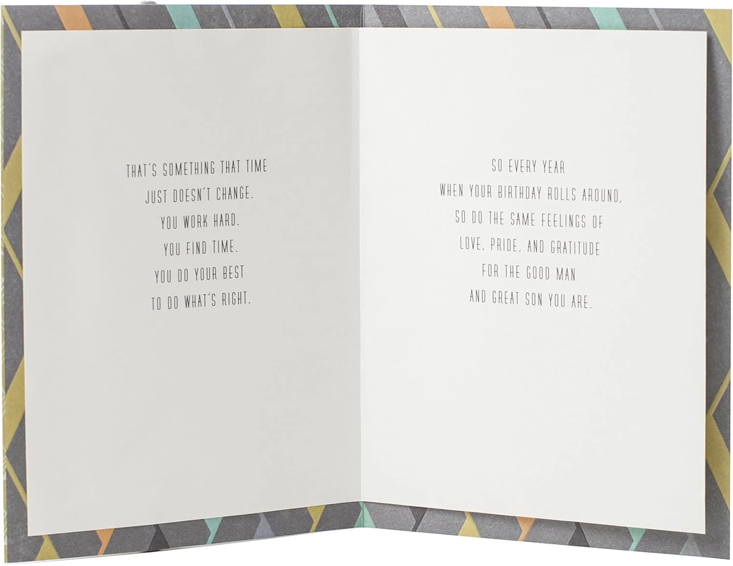 Hallmark Birthday Greeting Card to Son (Good Man, Great Son) - Image 3
