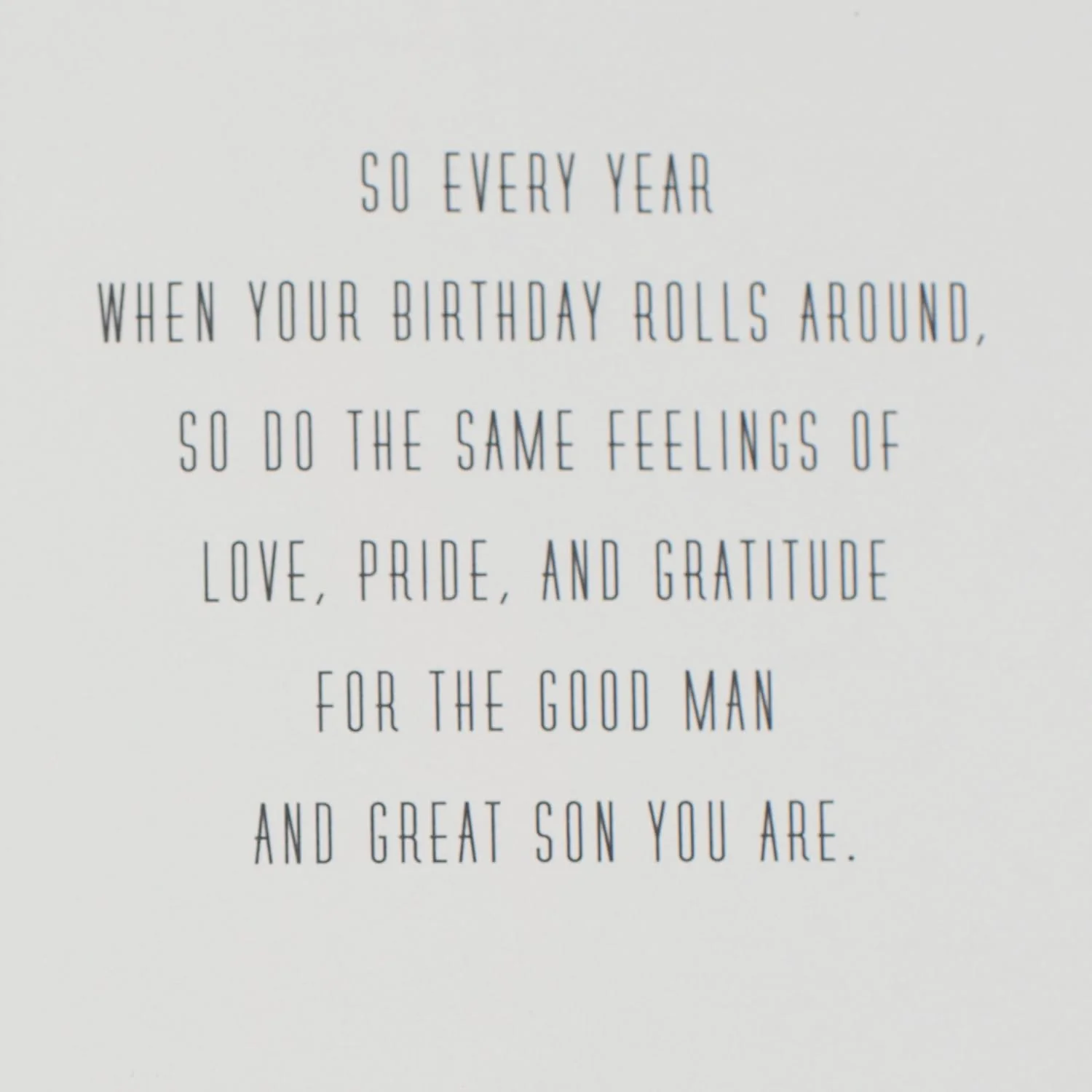 Hallmark Birthday Greeting Card to Son (Good Man, Great Son) - Image 4