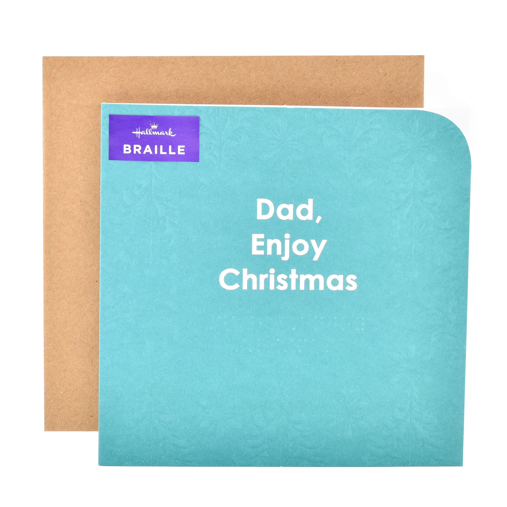 Hallmark Braille Christmas Card - For Dad - Image 3