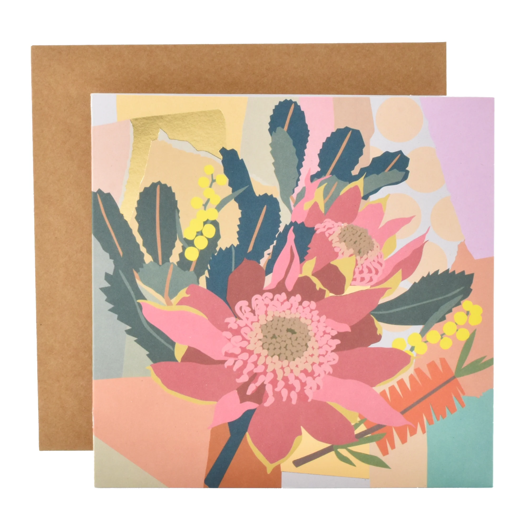 Hallmark Christmas Card - Floral Natives by Leah Bartholomew - Image 2