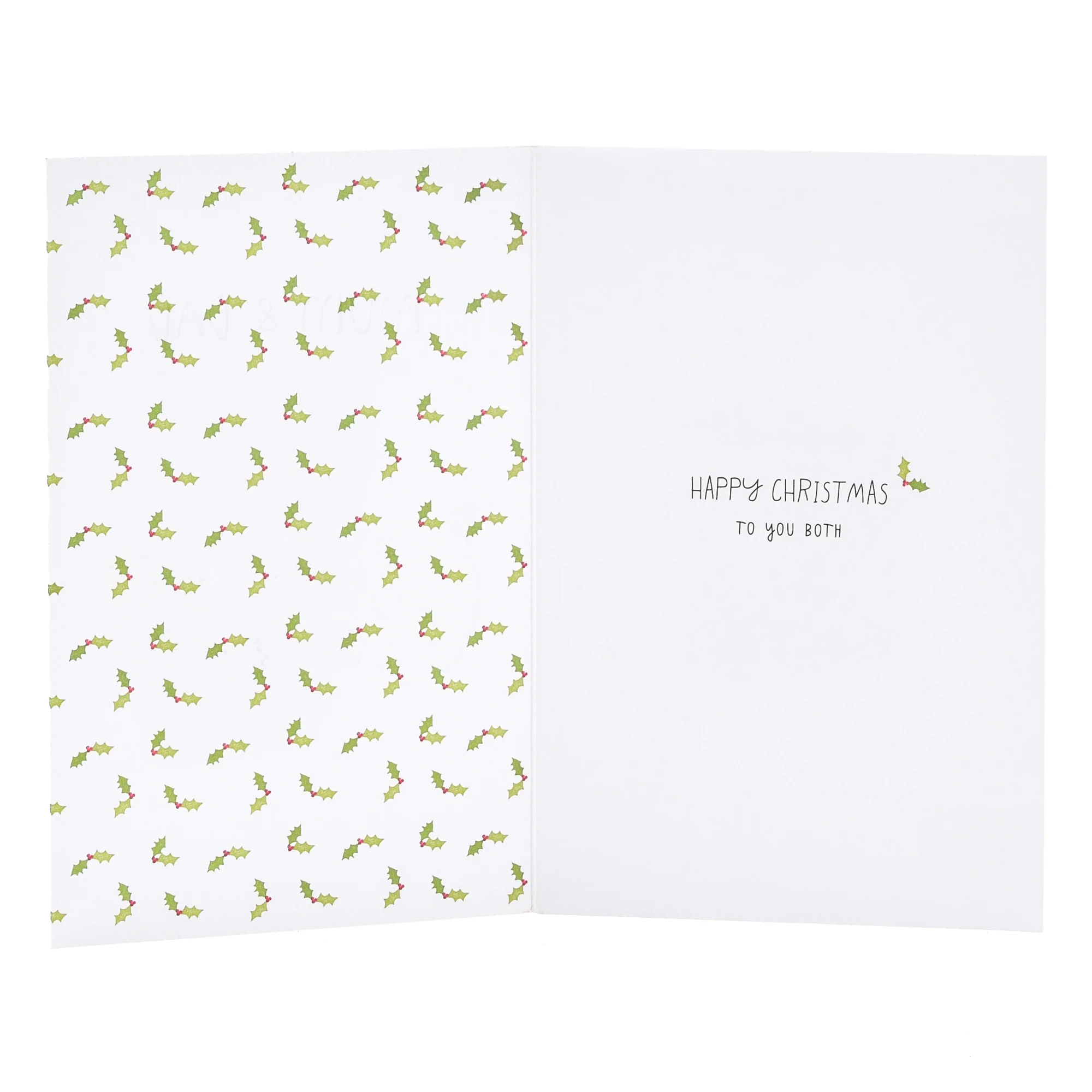 Hallmark Christmas Card For Mum & Dad - Brussels Sprouts - Image 3
