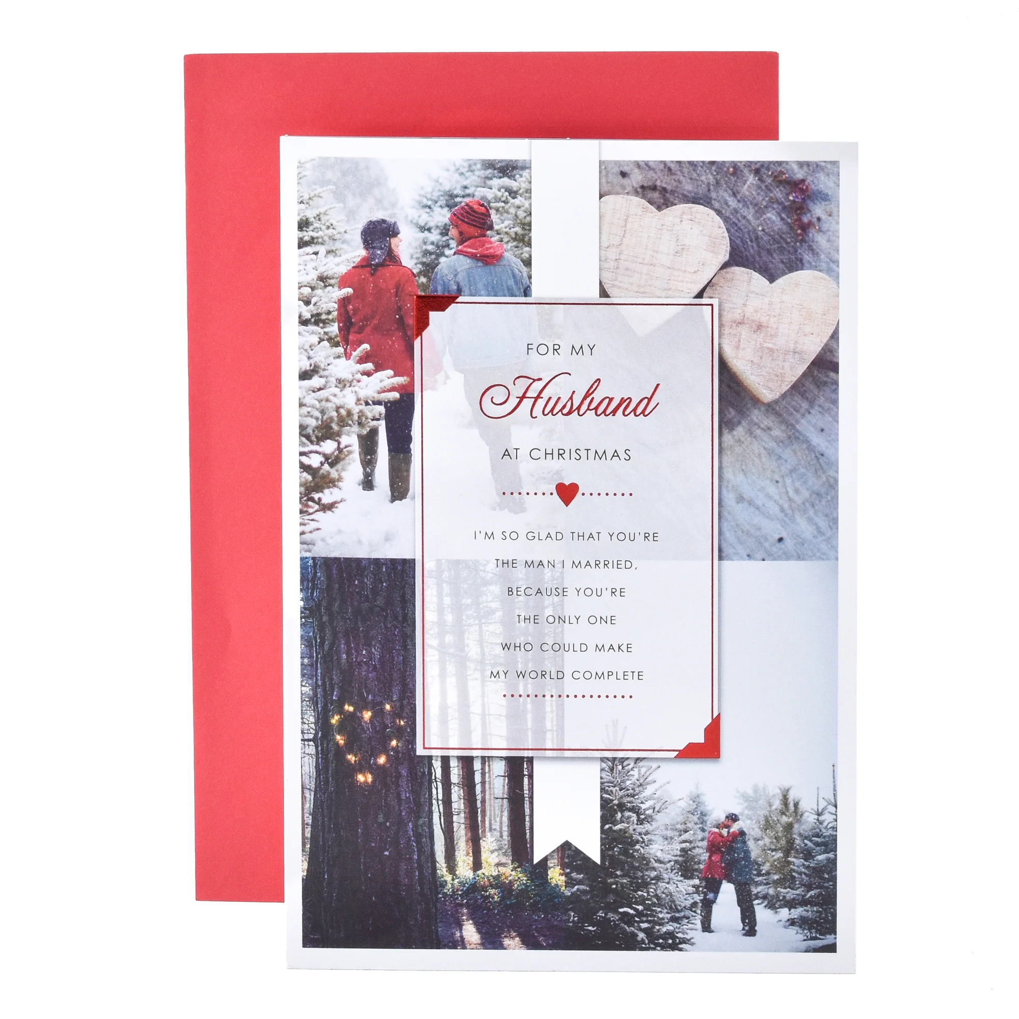 Hallmark Christmas Card  For My Husband - So Glad - Image 3