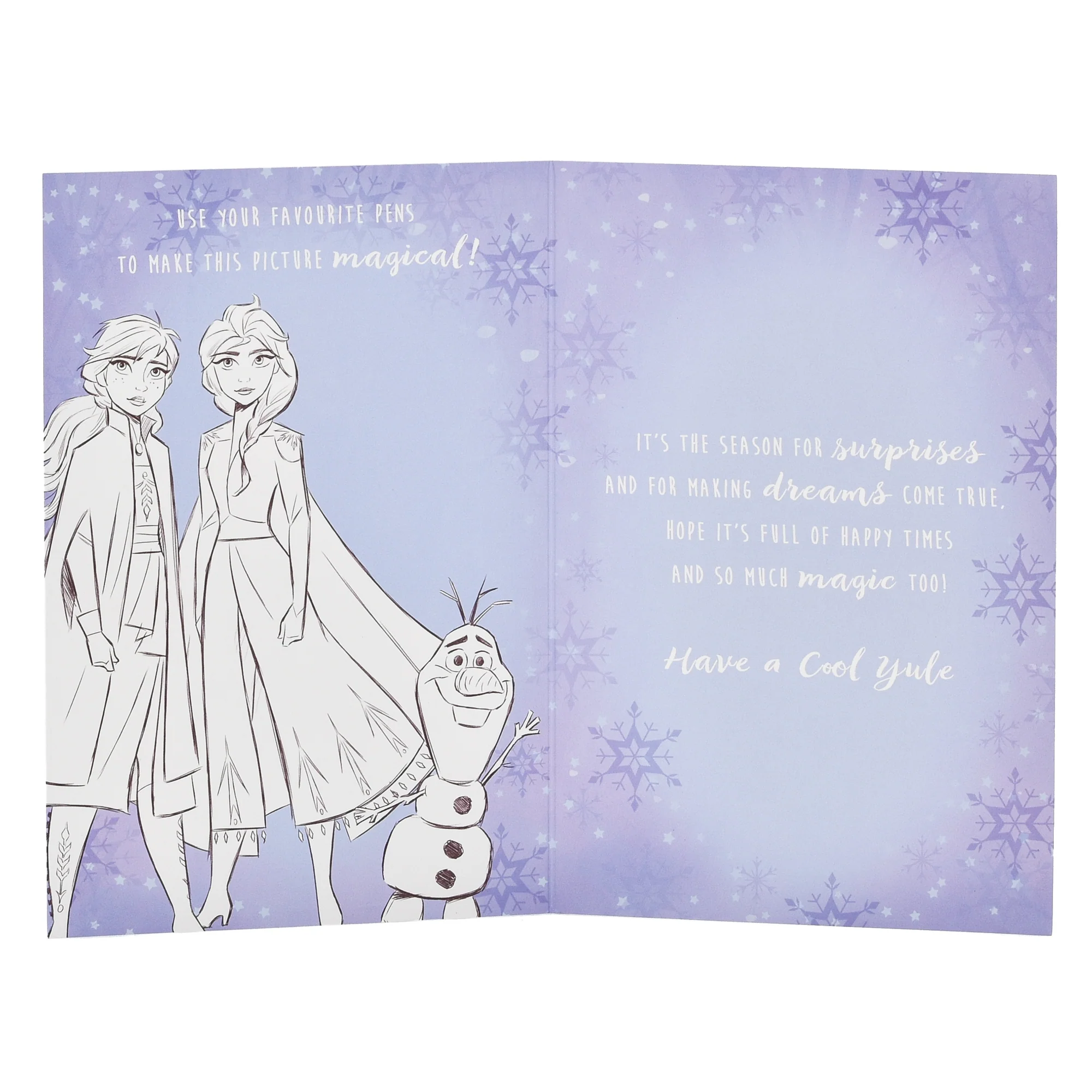 Hallmark Christmas Card For Sister - Disney Frozen Activity - Image 3