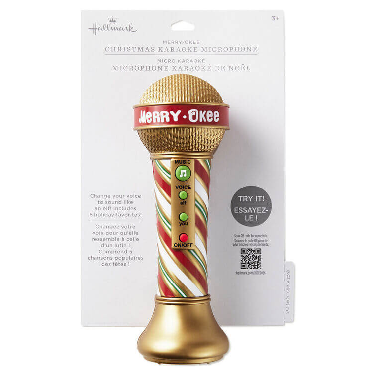 Merry-Okee Christmas Interactive Microphone - Image 4