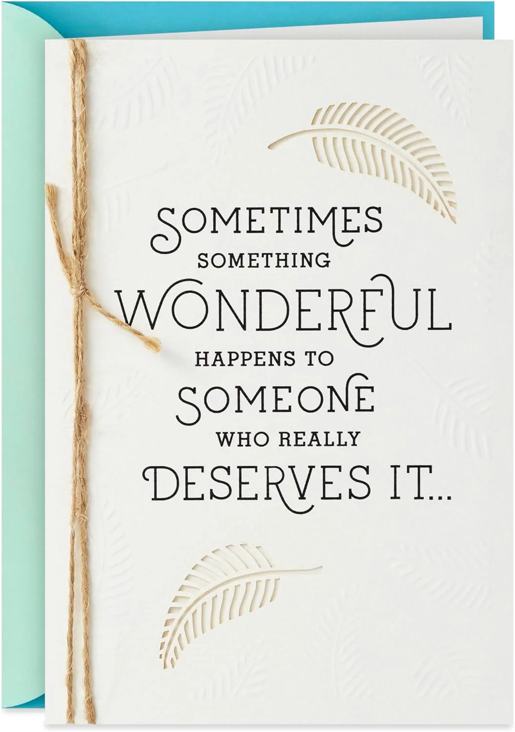 Hallmark Congratulations Greeting Card (Fern Pattern)