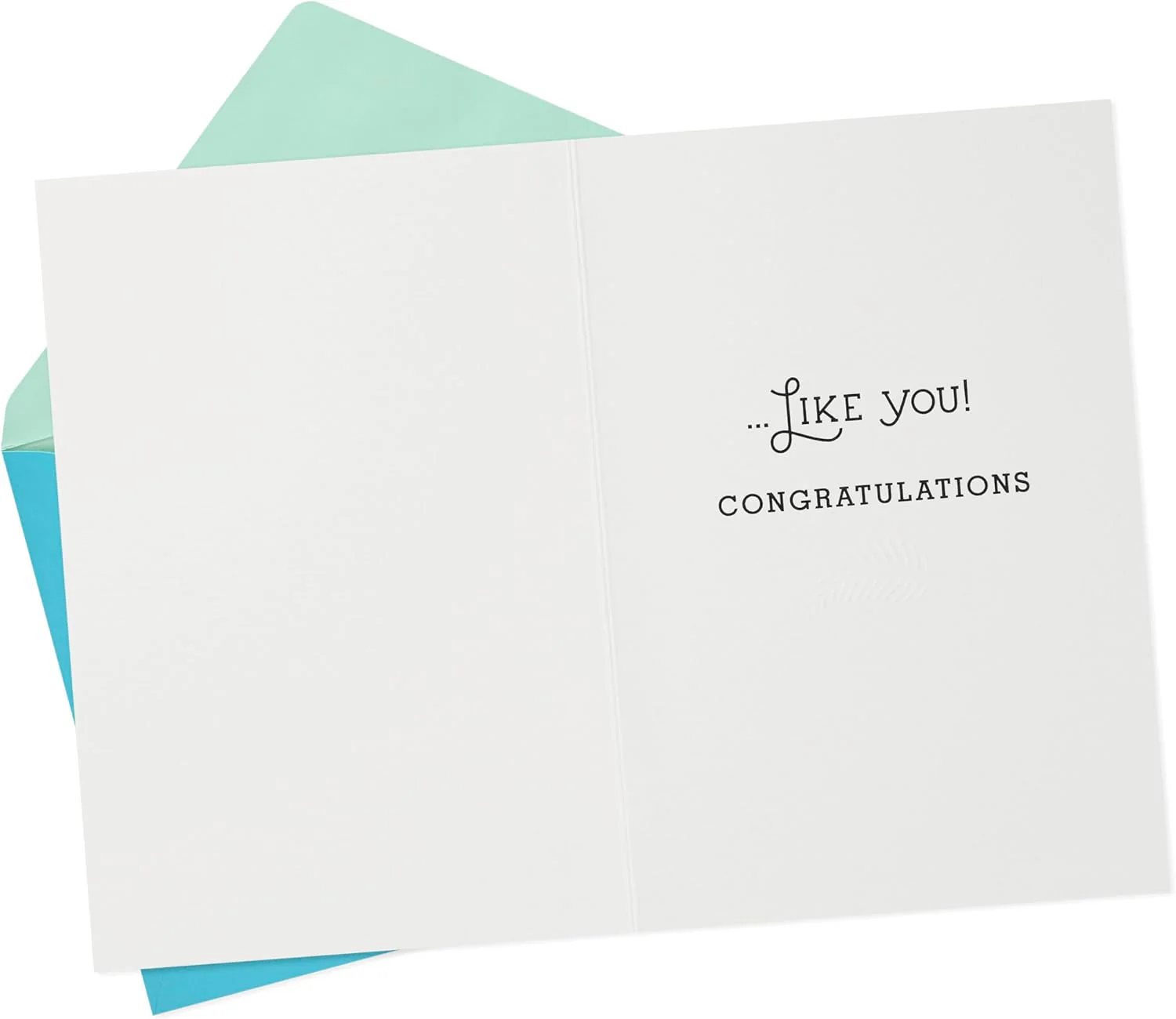 Hallmark Congratulations Greeting Card (Fern Pattern) - Image 2