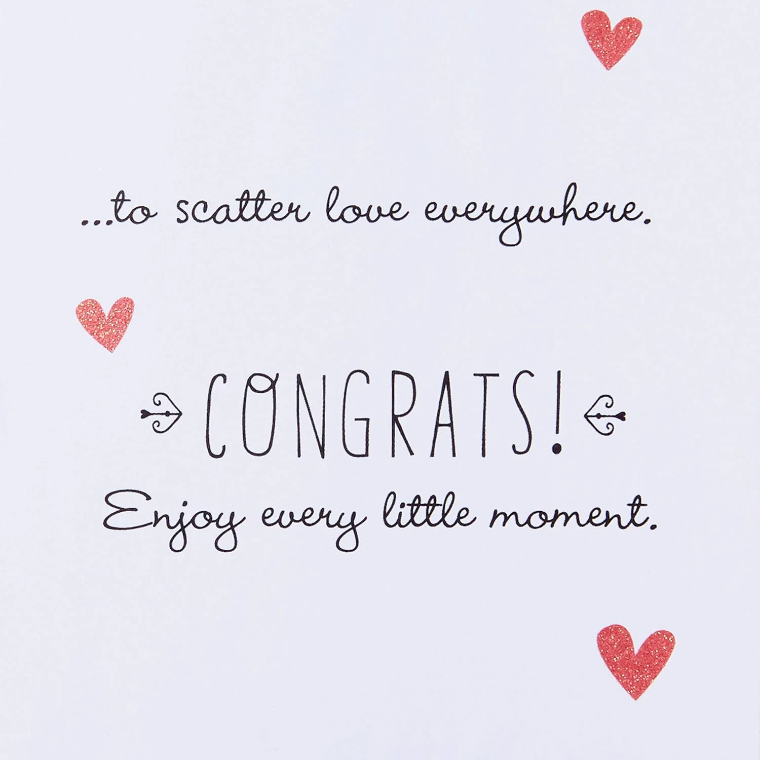 Hallmark Congratulations Greeting Card for New Baby Girl (Pink Elephant) - Image 4
