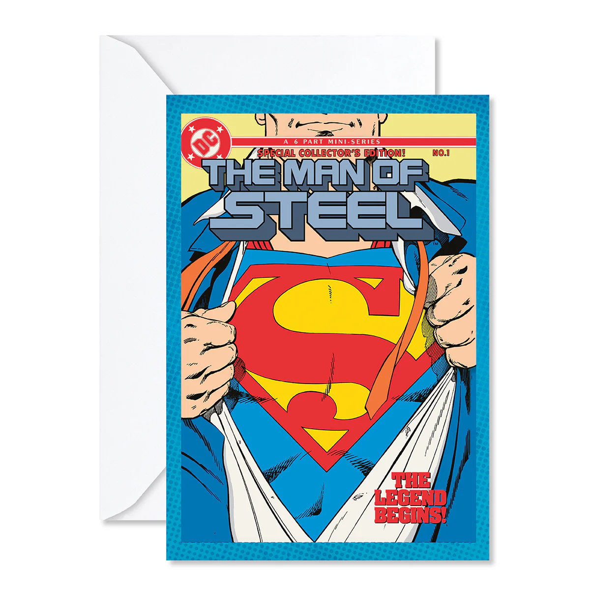 DC™ Superman™ Comic Book Greeting Card - Image 3