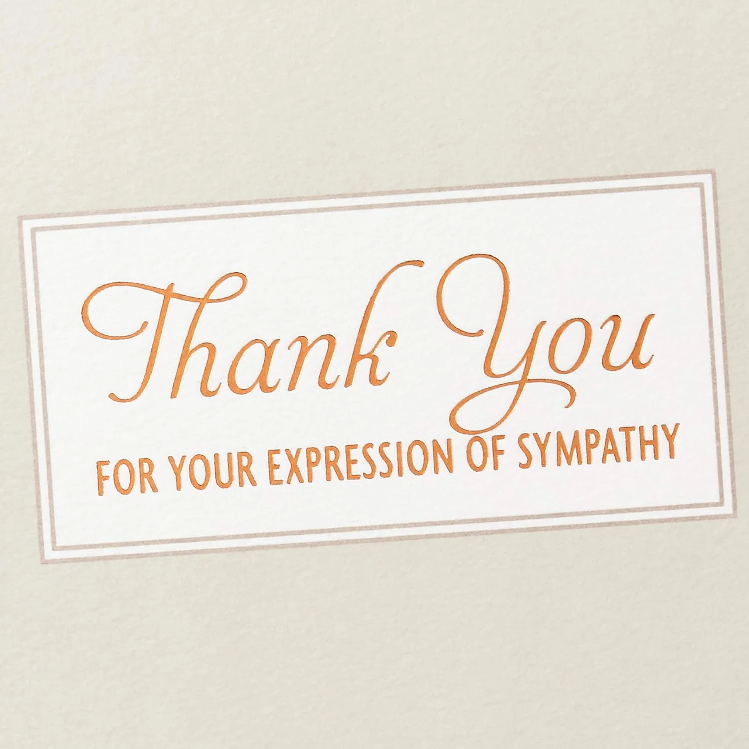 Hallmark Funeral Thank You Cards, Copper Foil (20 Thank You for Your Sympathy Cards with Envelopes) - Image 3