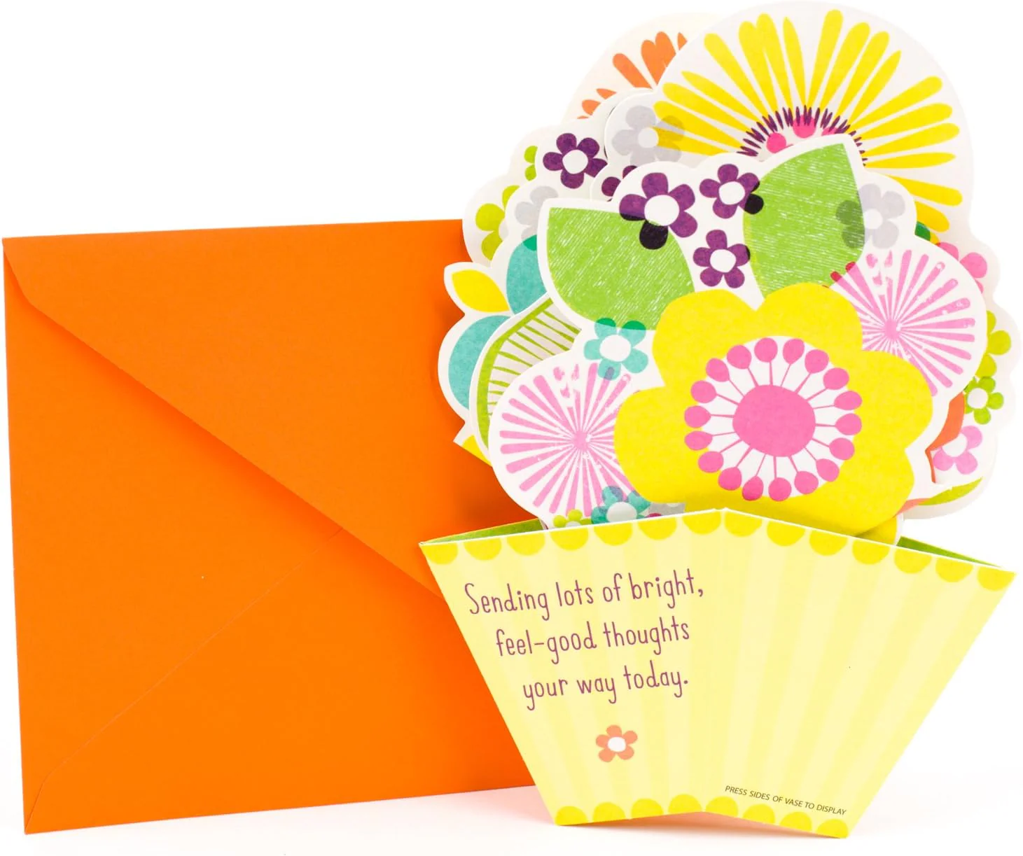 Hallmark Get Well Greeting Card (Pop-Up Flowers) - Image 2