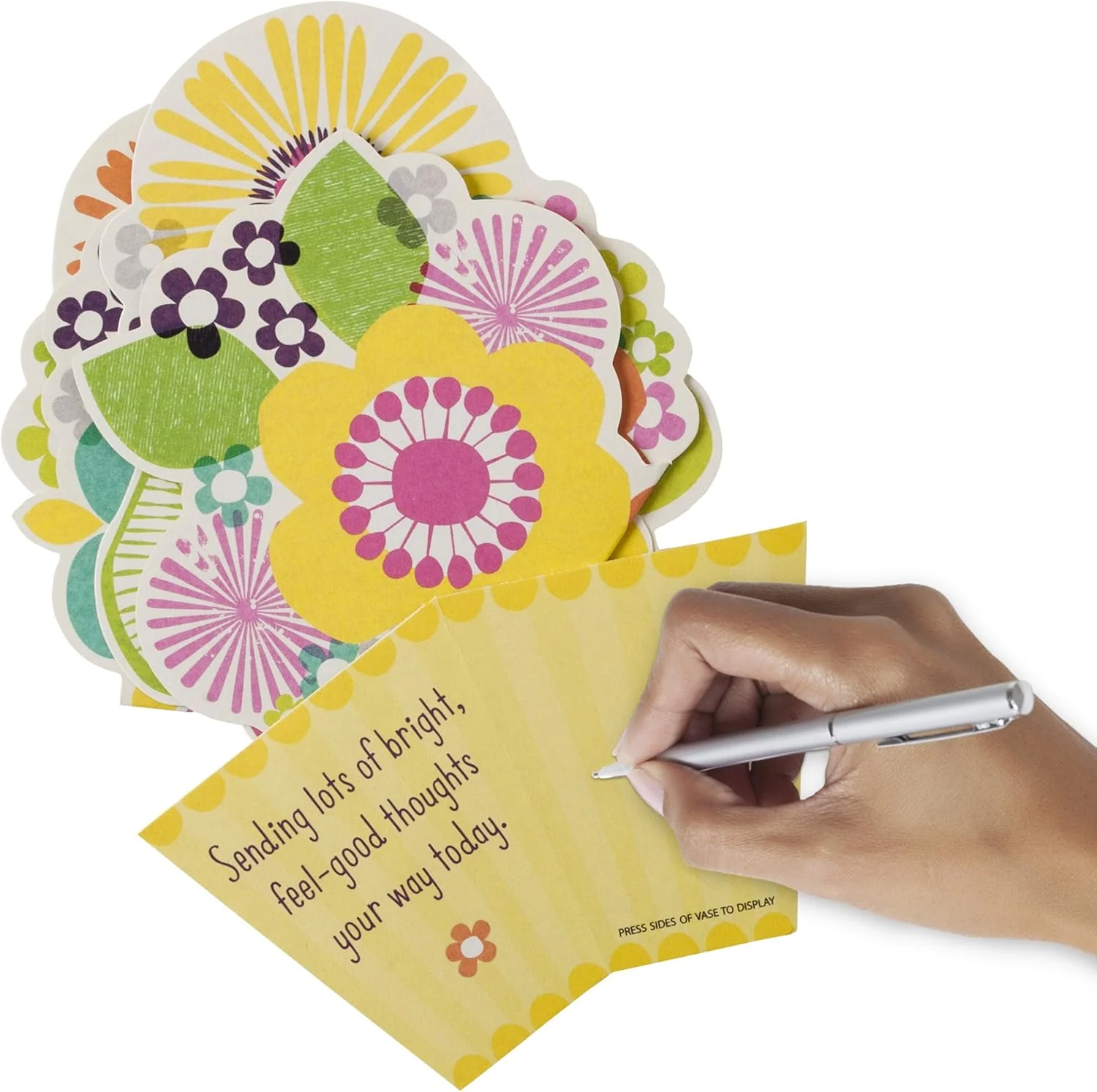 Hallmark Get Well Greeting Card (Pop-Up Flowers) - Image 4